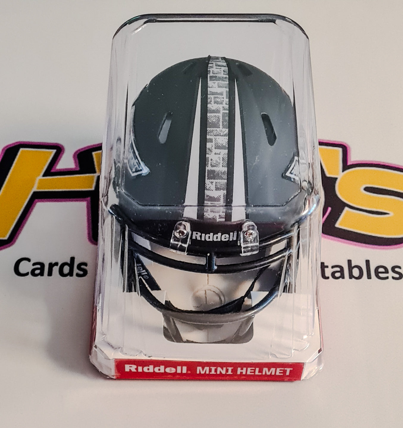 Virginia Tech Mini Helmet Replica - Riddell Hokie Stone Black