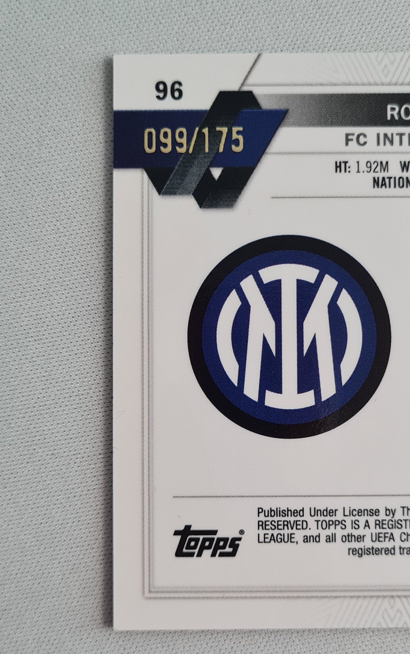 Romelu Lukaku - 2023 Topps Chrome (CL) Pink Sparkle /175 - Inter F.C.