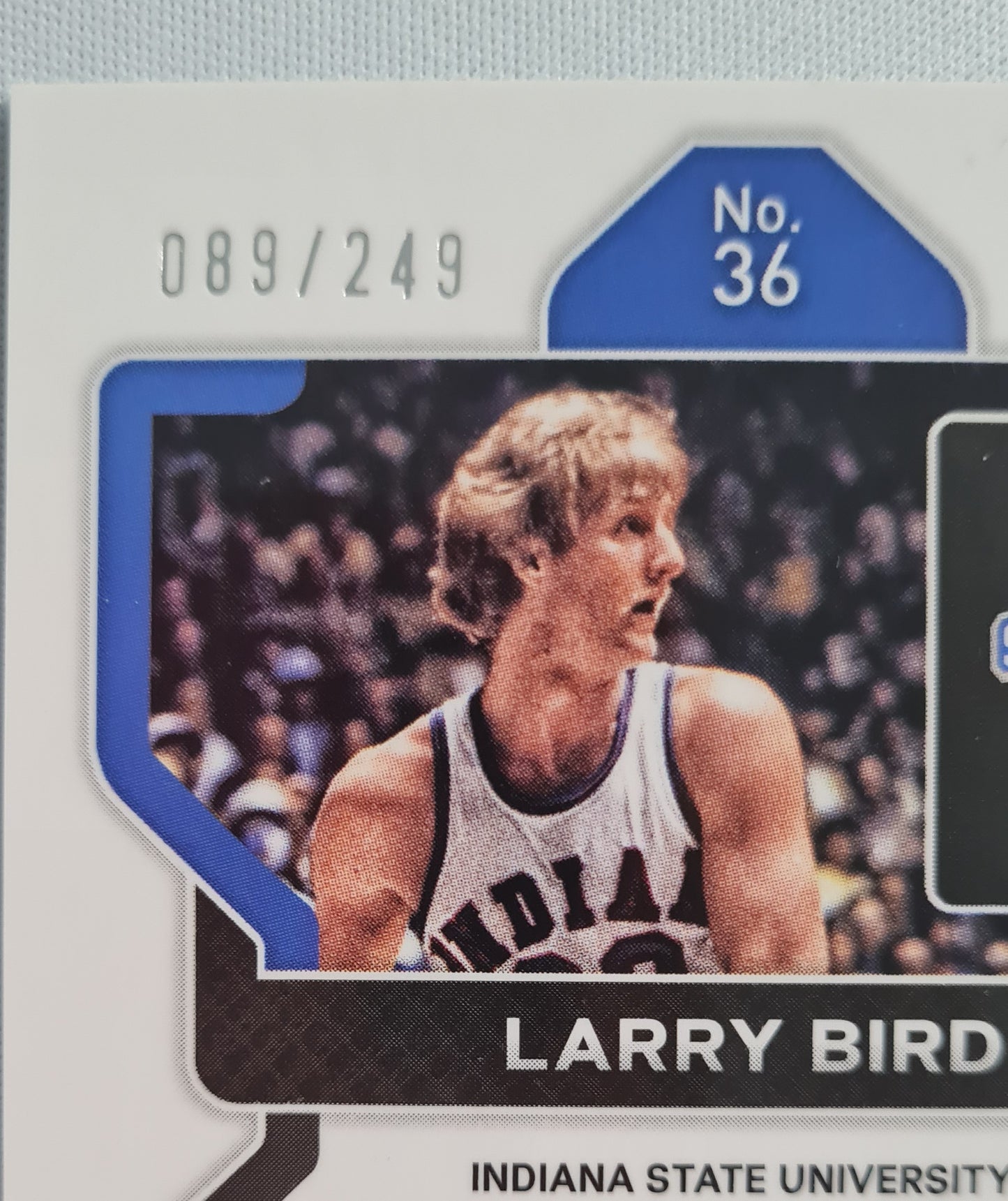 Larry Bird - 2022 Panini Prizm Draft Picks Blue Wave /249