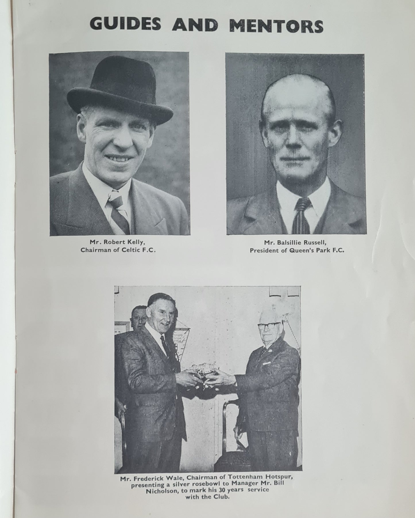 Queen's Park F.C. Centenary Vintage Souvenir Programme - 1967 featuring Celtic vs Tottenham Hotspur