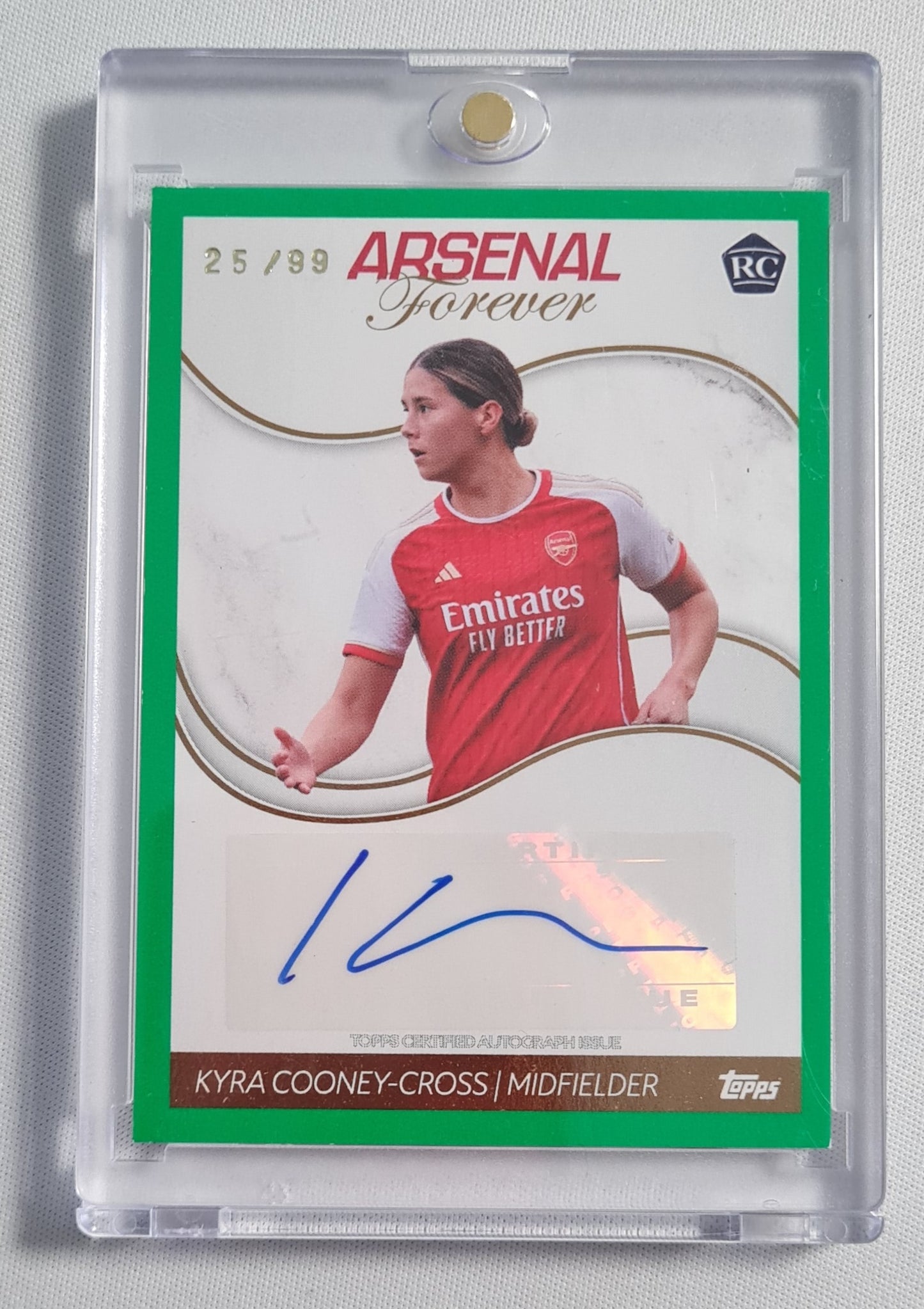Kyra Cooney-Cross - 2023/24 Topps Arsenal Forever (RC) /99 Autograph