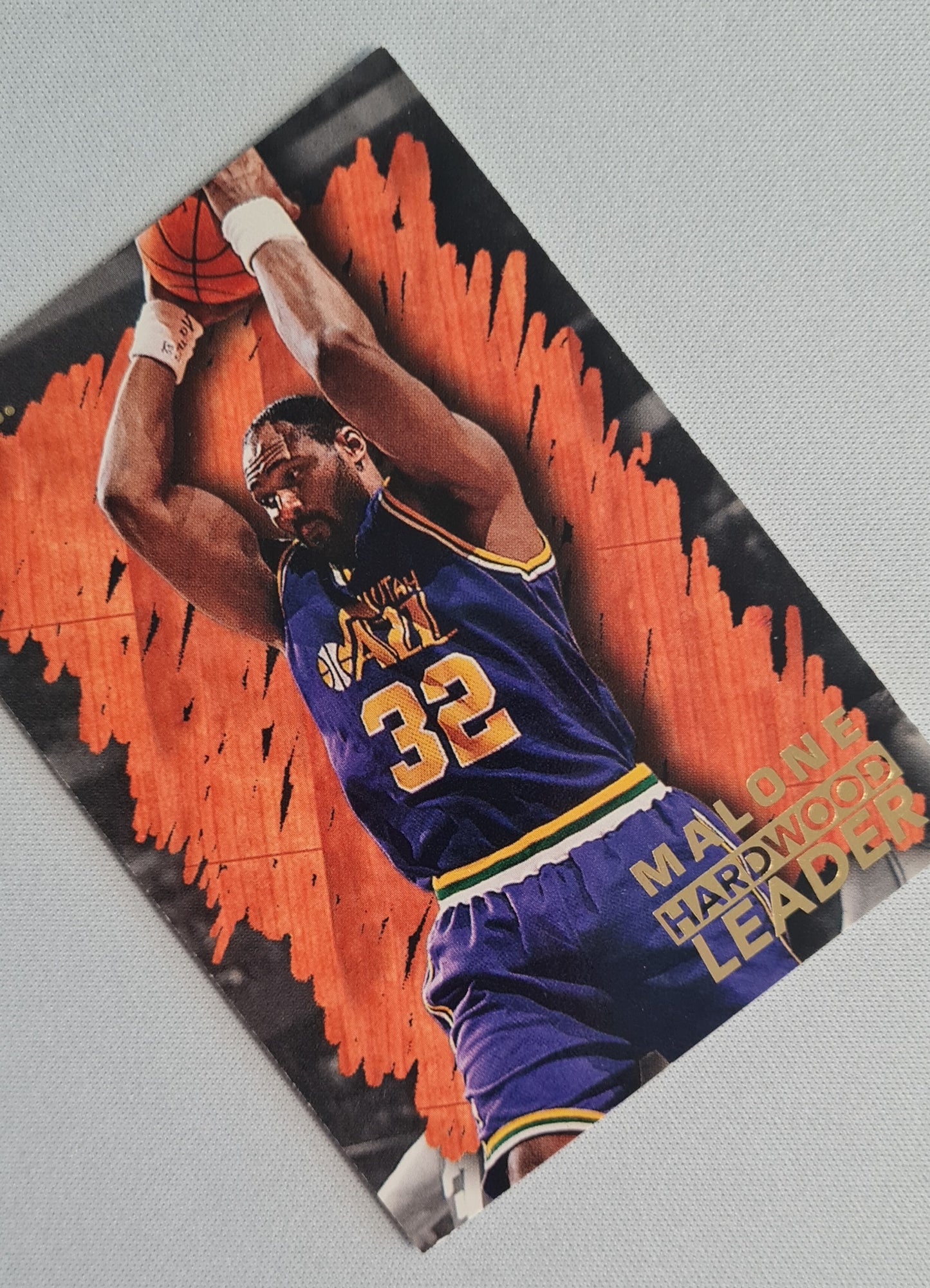 Karl Malone - 1996 Fleer/SKYBOX NBA Basketball Utah Jazz #146 - Hardwood Leader