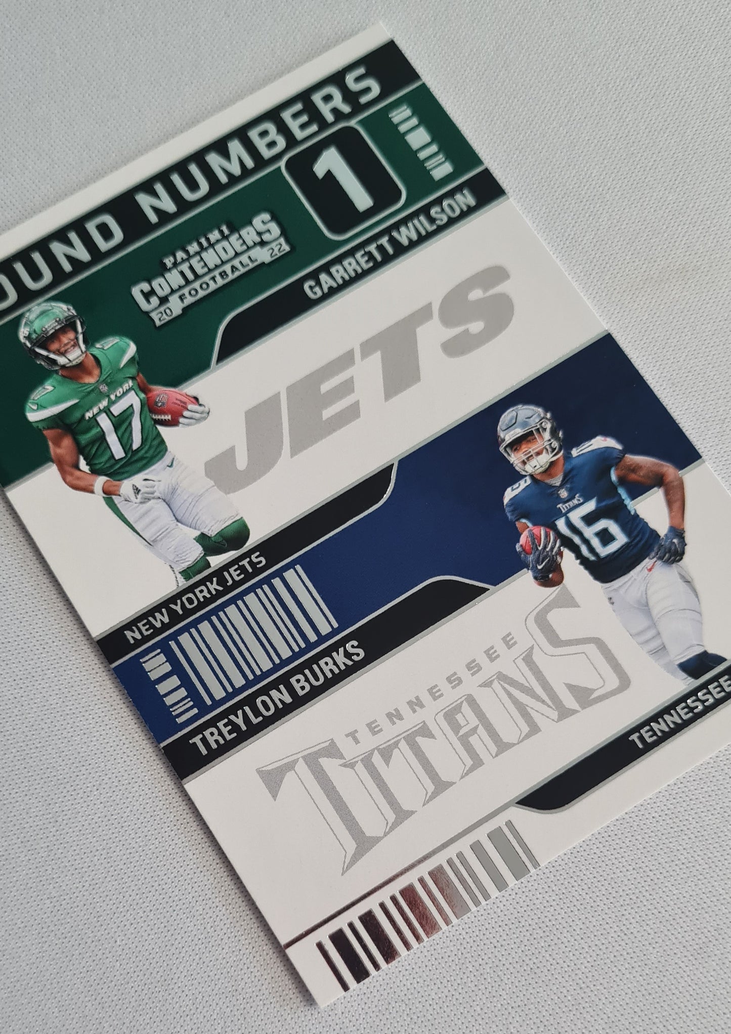 Garrett Wilson & Treylon Burks - 2022 Panini Contenders Football #RN-WB