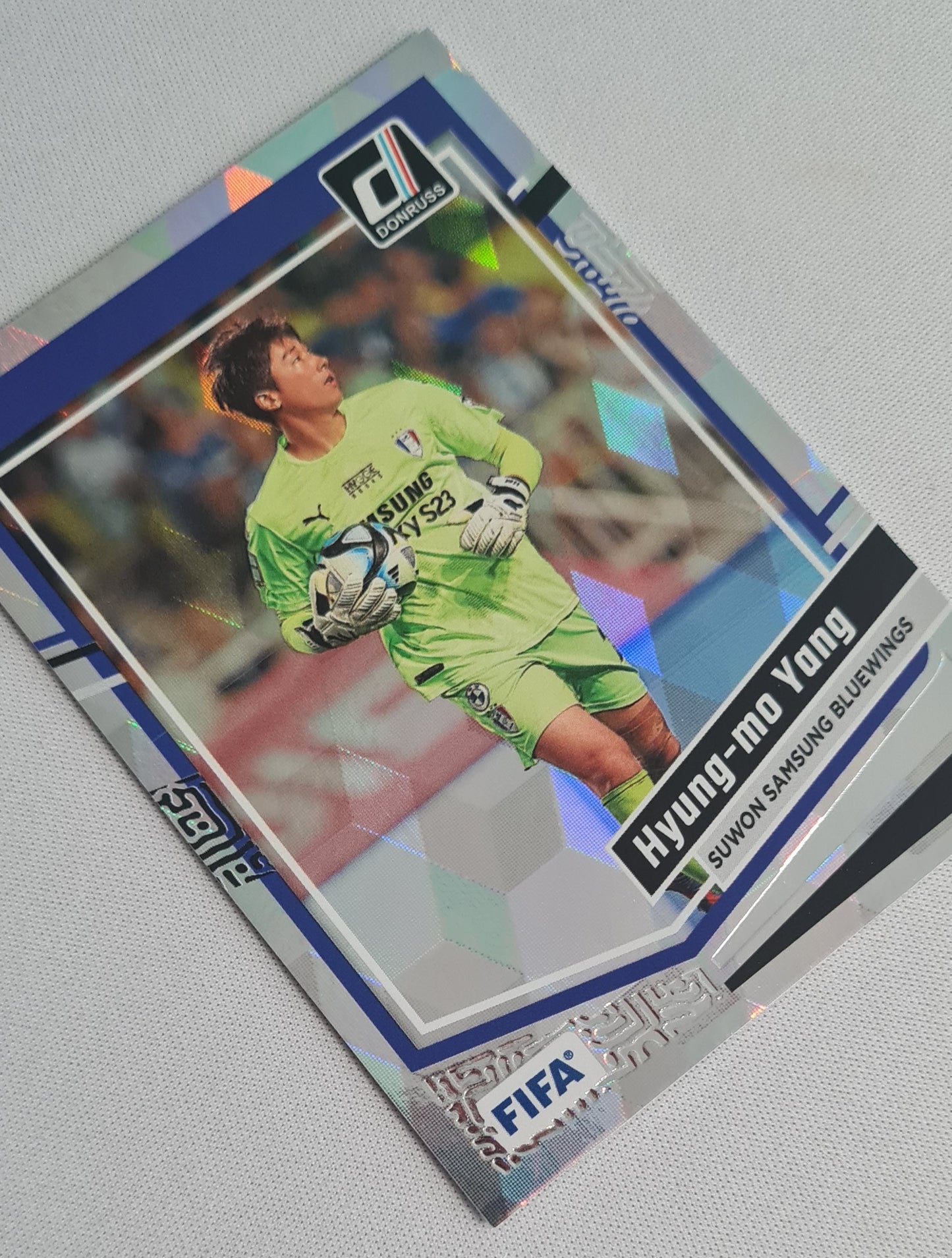 Hyung-mo Yang - 2023 Panini Donruss Soccer #175 Suwon Samsung Bluewings Silver Cube
