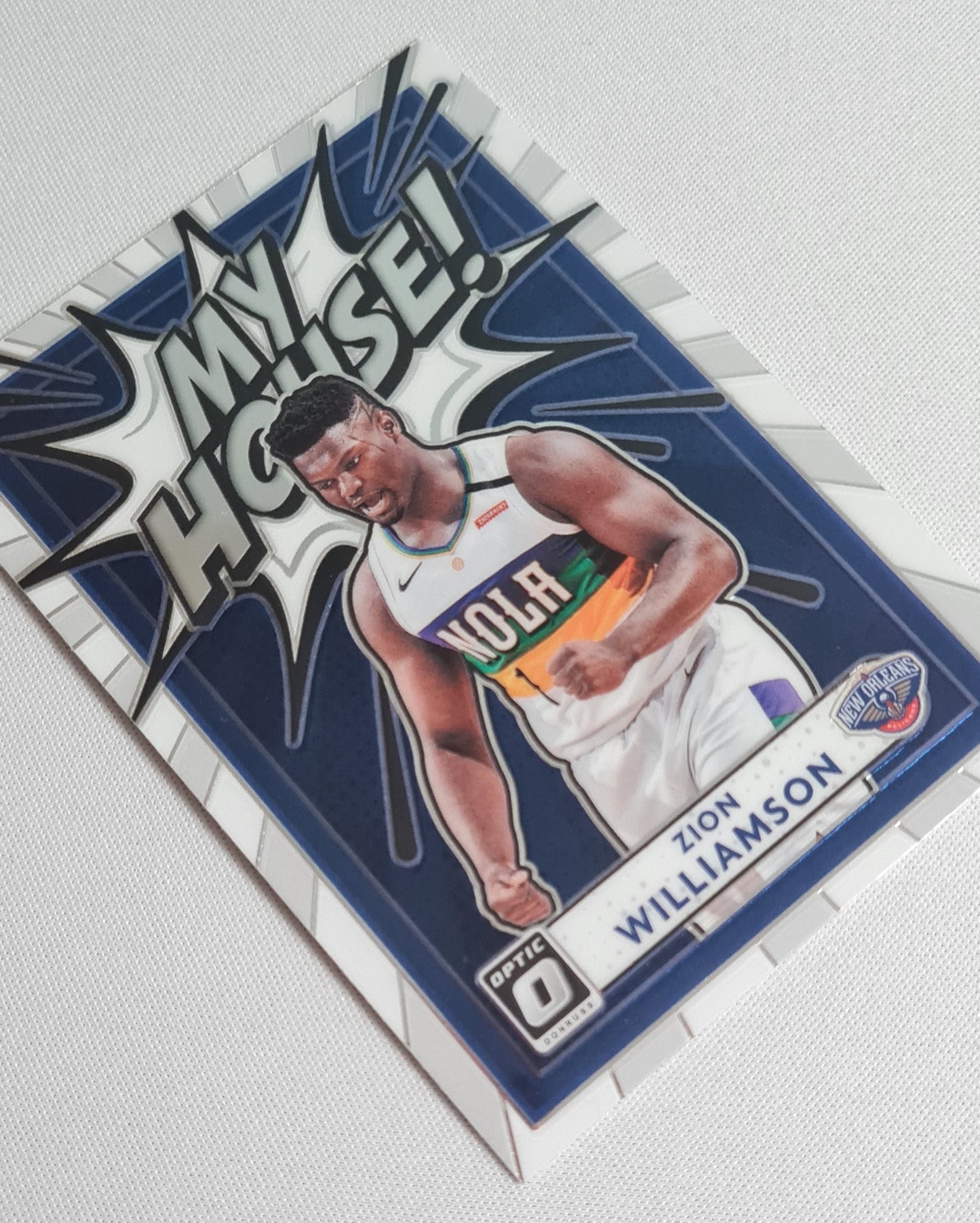 Zion Williamson - 2020/21 Panini Donruss Optic Basketball #18 New orleans Pelicans MY HOUSE !!