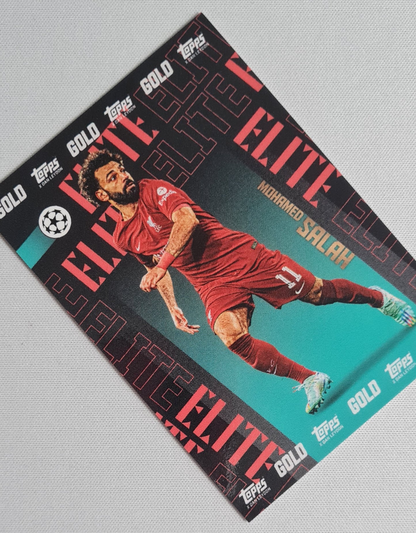 Mohamed Salah - 2023 Topps Elite Gold Topps (CL) Liverpool