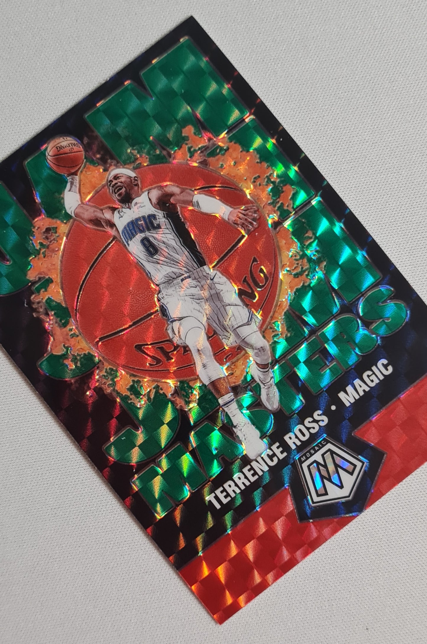 Terrence Ross - 2019/20 Panini Mosaic Prizm #13 "Jam Masters" NBA Orlando Magic - Green Mosaic