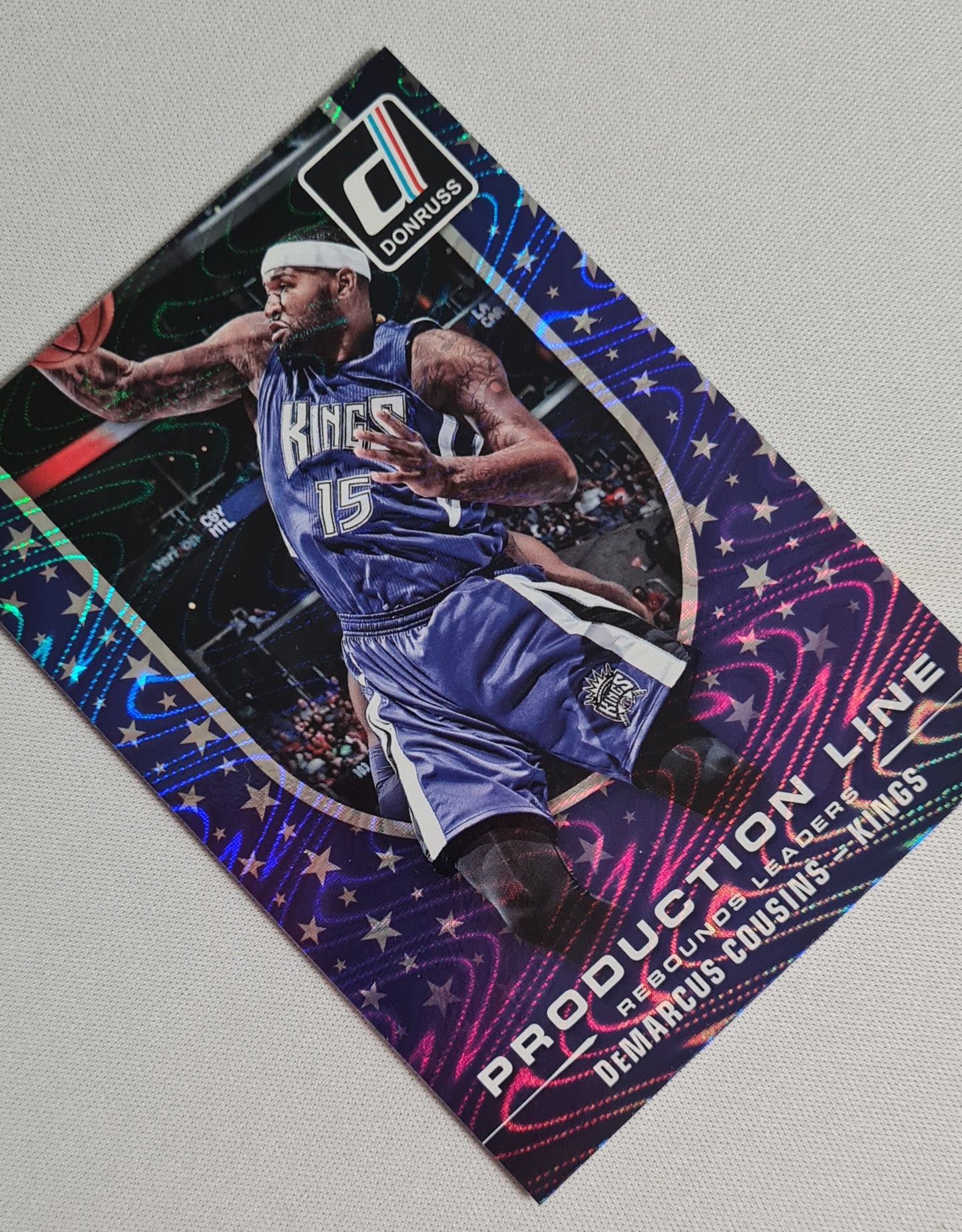 DeMarcus Cousins - 2014/15 Panini Donruss Basketball #5 "Production Line" KIngs