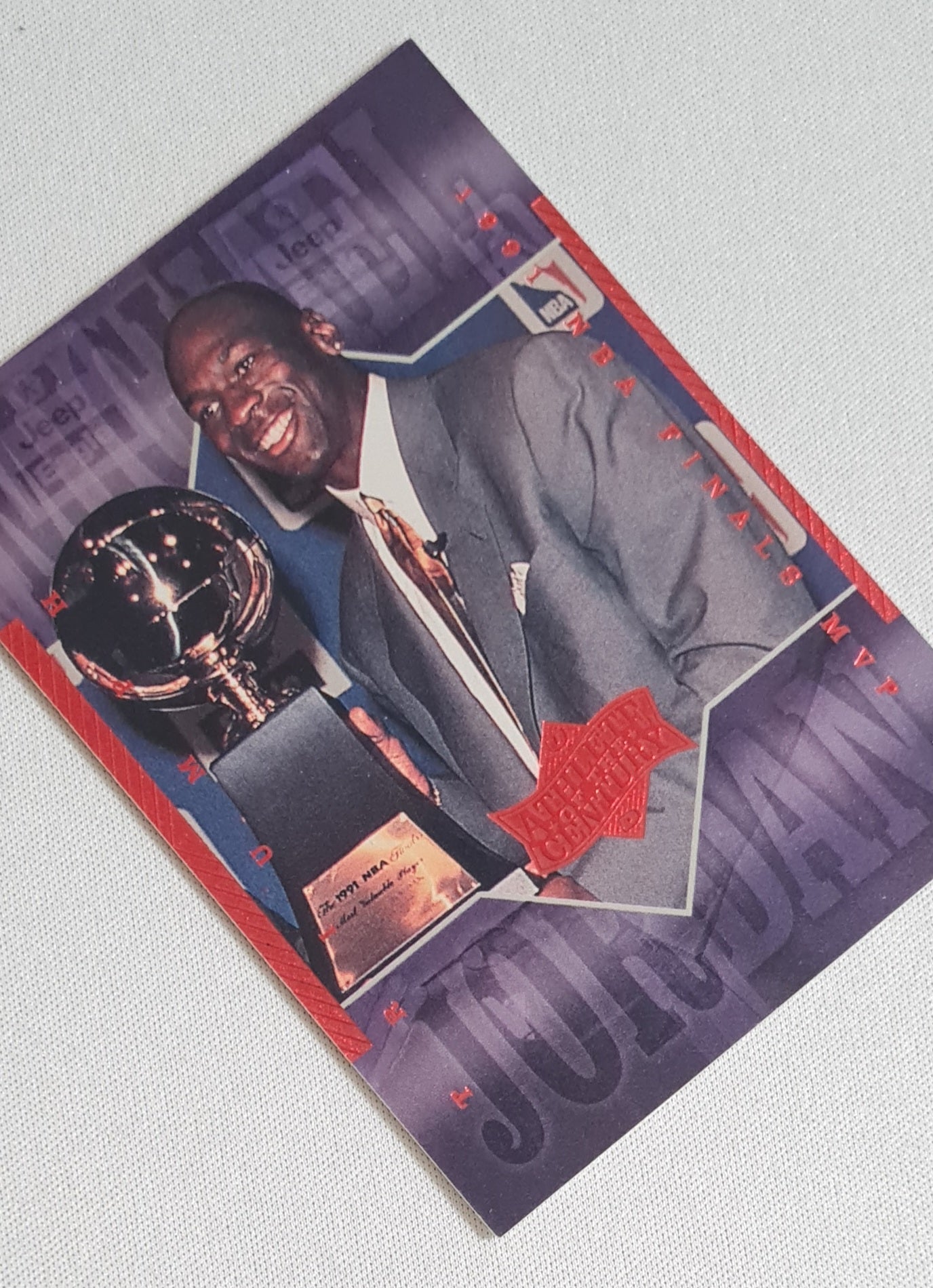 Michael Jordan - 1999 Upper Deck NBA Finals MVP - Triumphs #18 Chicago Bulls - Purple