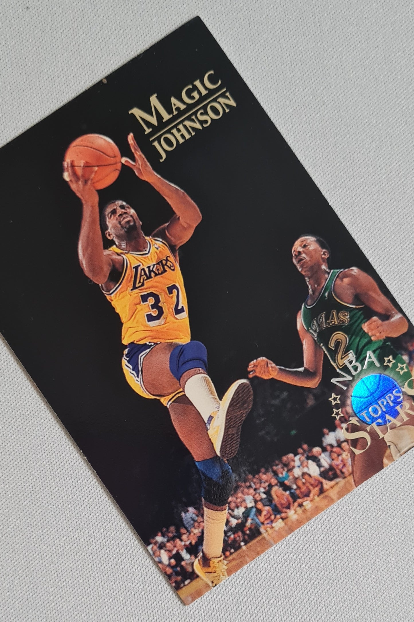 Magic Johnson - 1996 Topps NBA Topps Stars #22 L.A. Lakers