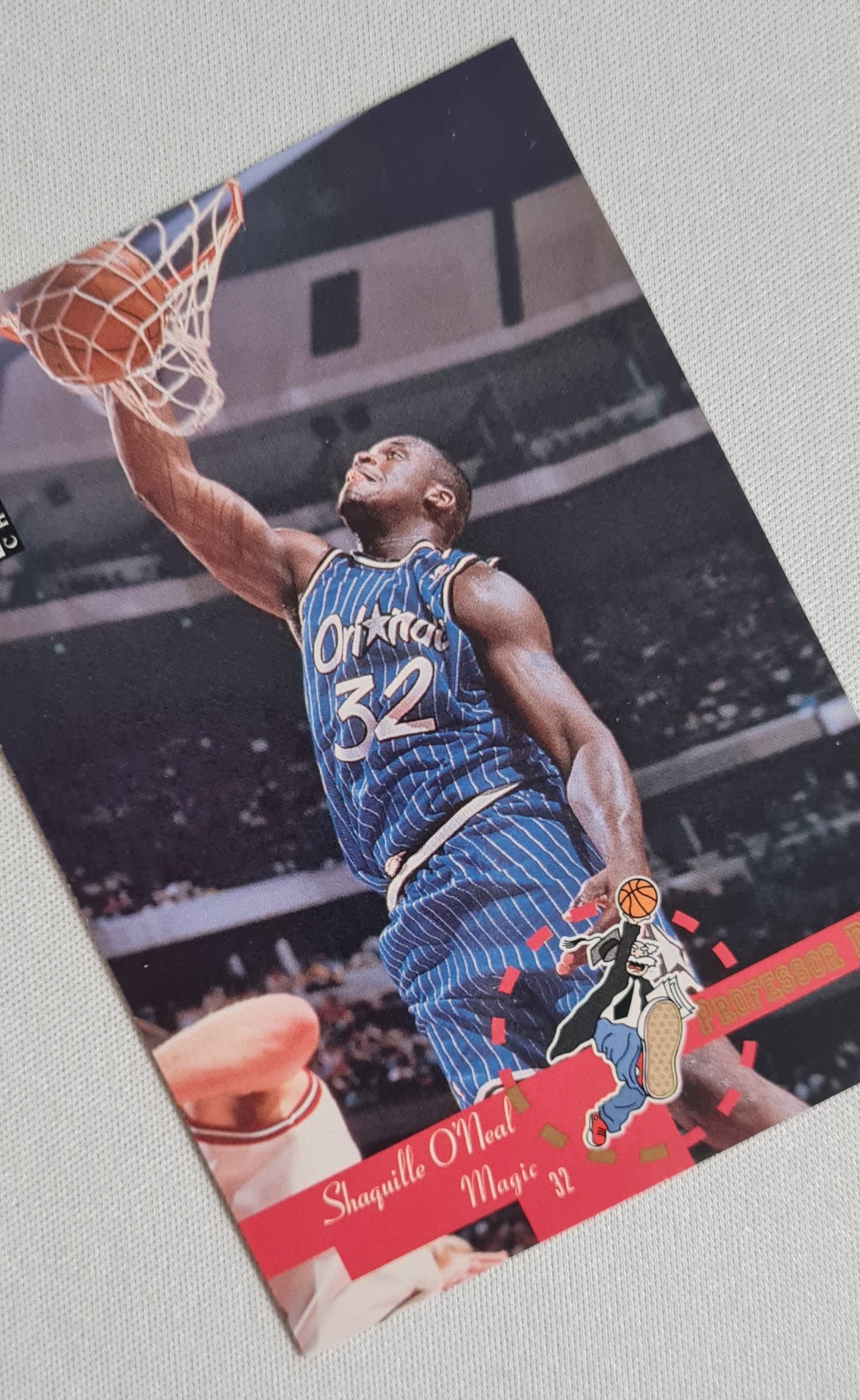 Shaquille O'Neal - 1995 Upper Deck Collectors Choice #202 Professor Dunk NBA Orlando Magic