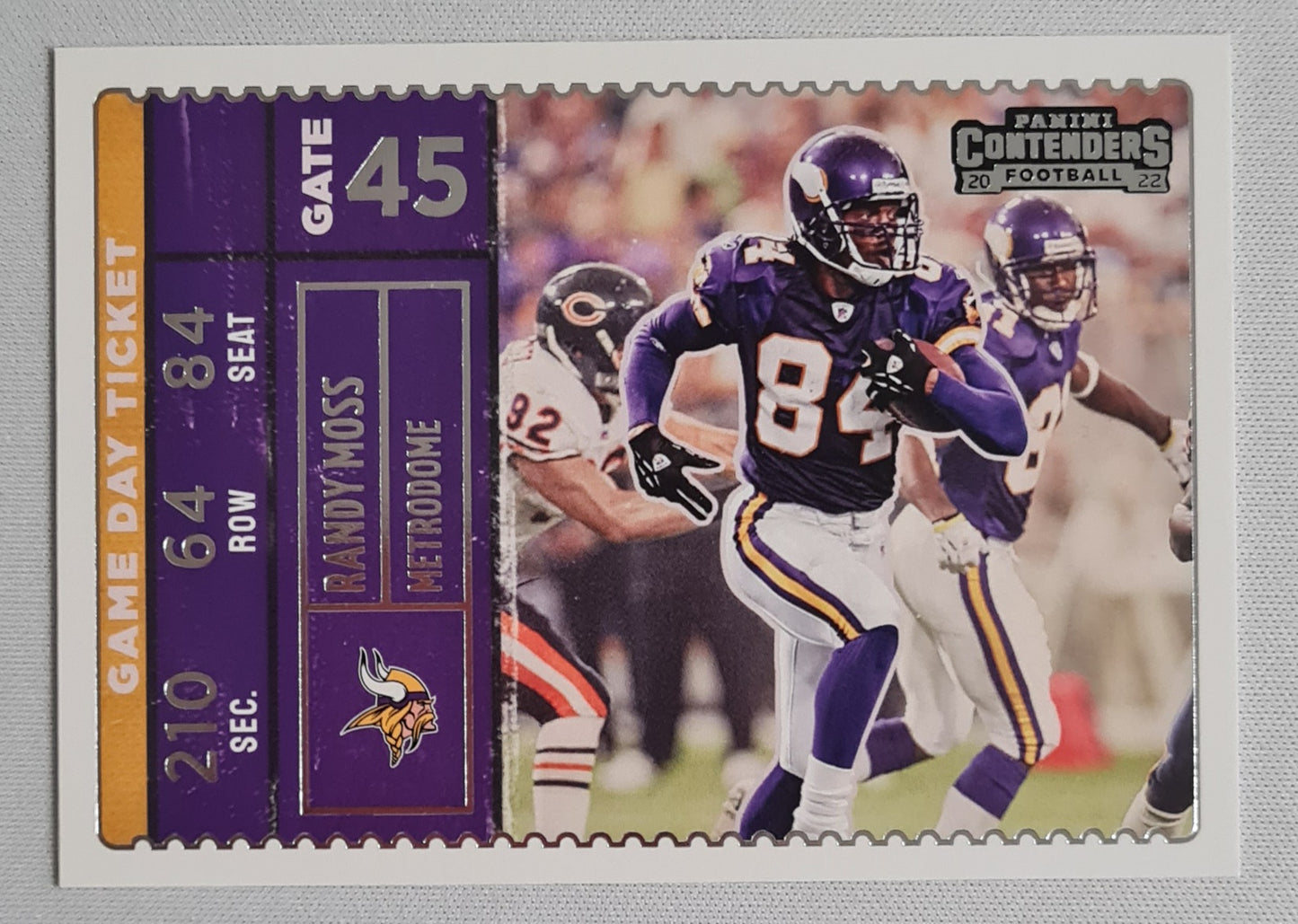 Randy Moss - 2022 Panini Contender Football #GDT-RMO Game Day Ticket