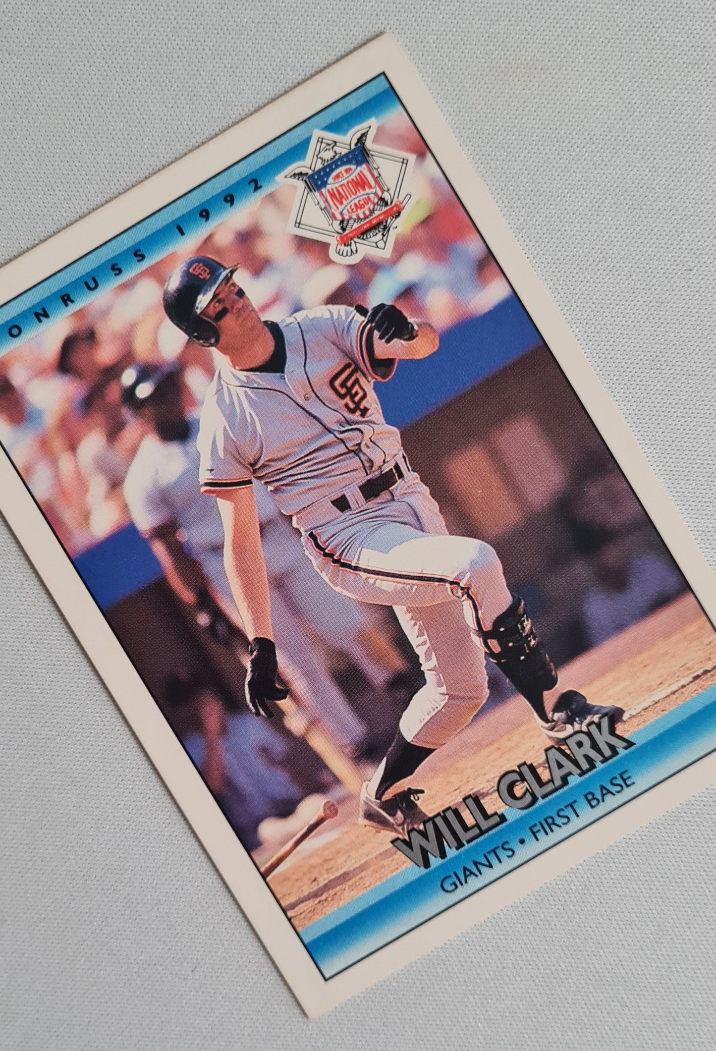 Will Clark - 1991 Leaf Donruss Giants - First Base #428