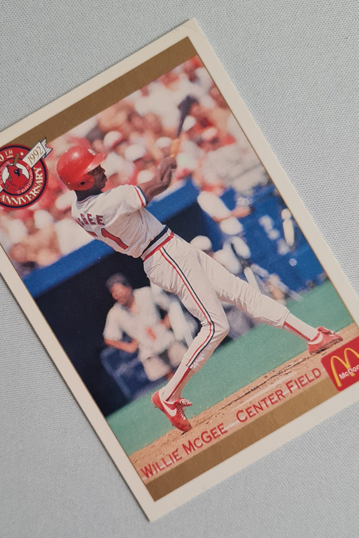 Willie McGee - 1992 Pacific Trading Cards #43 of 55 MLB St. Louis