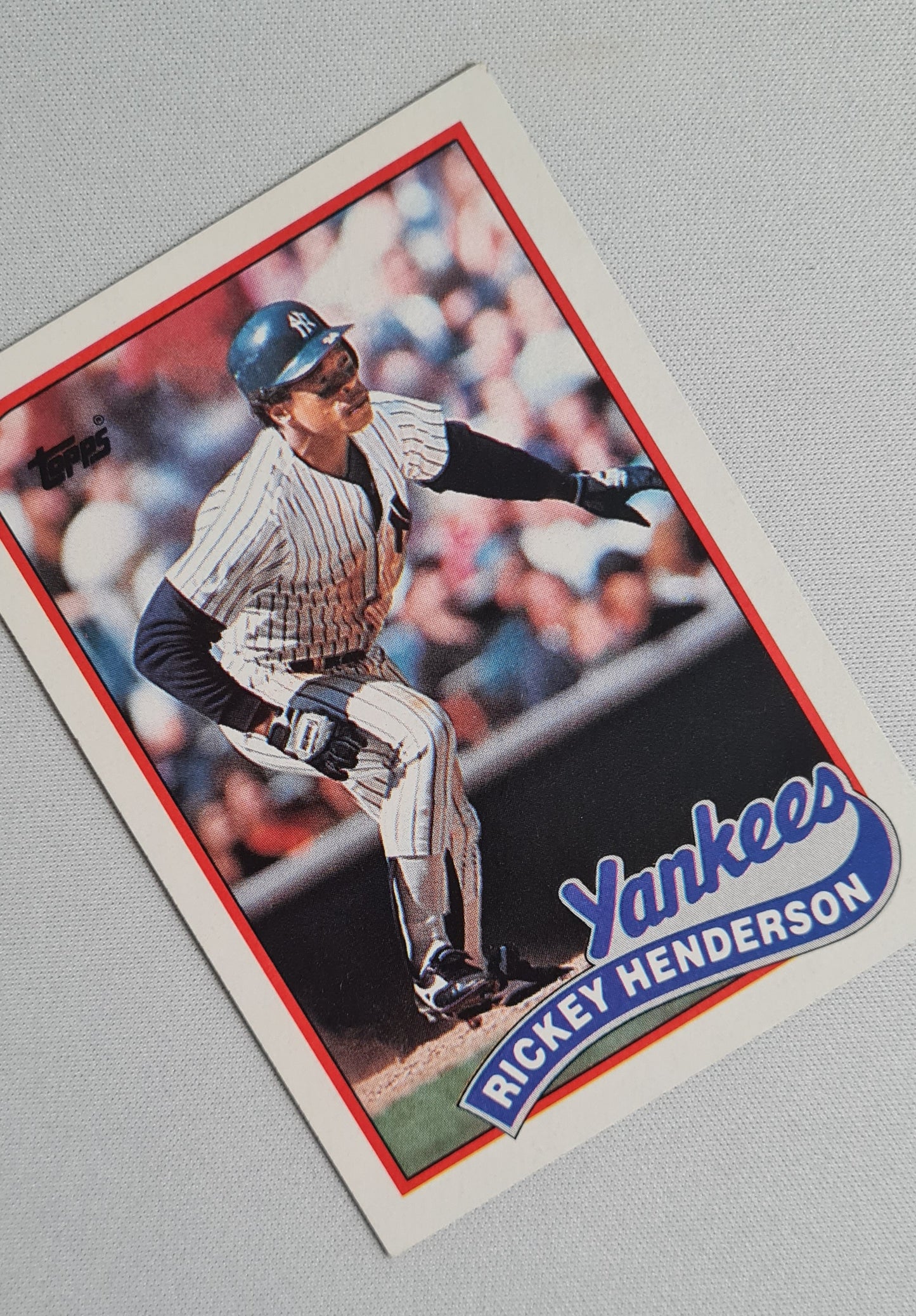 Rickey Henderson - 1989 Topps #380 - Outfielder MLB NY Yankees