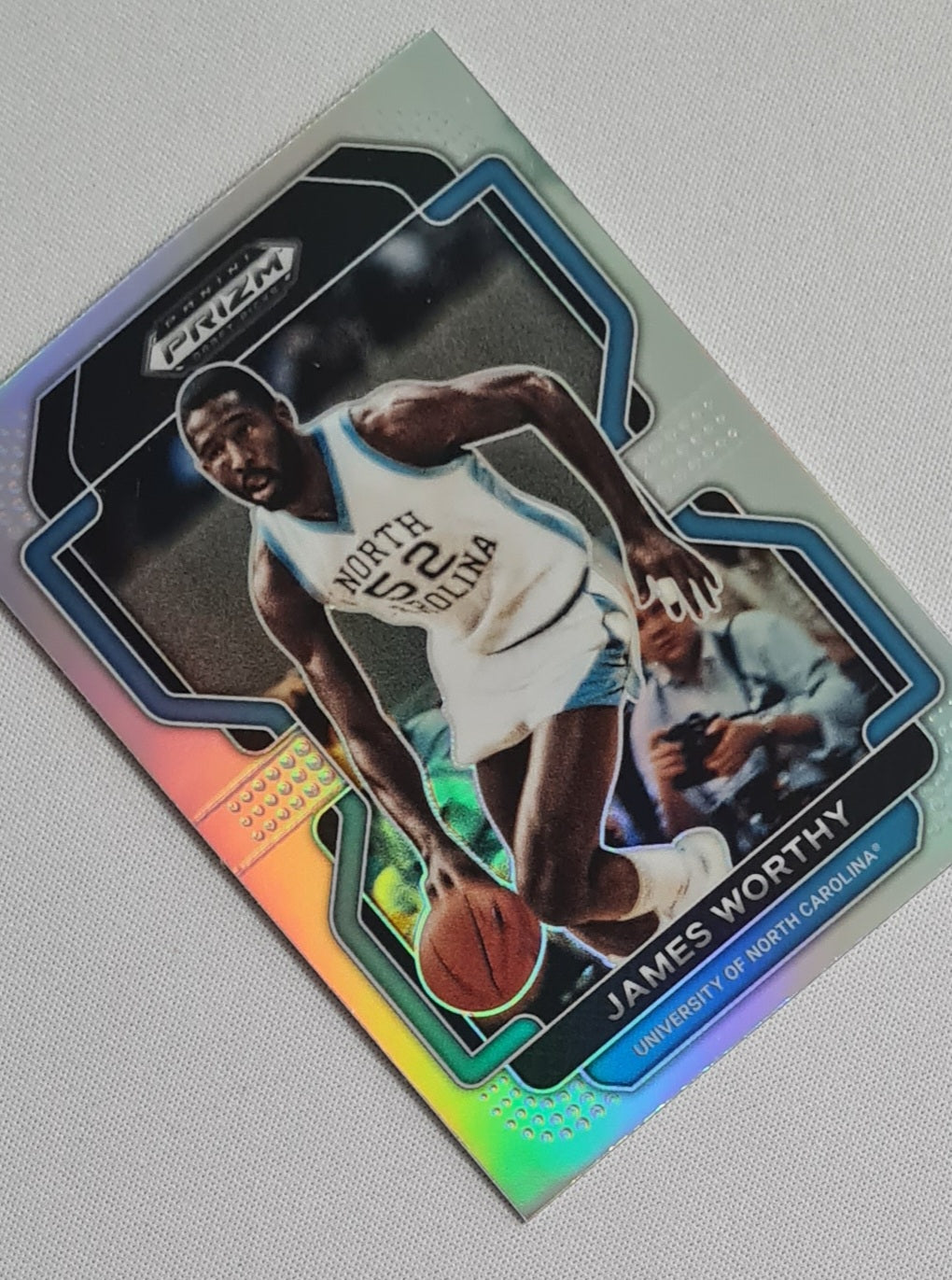 James Worthy - 2022 Panini Prizm Draft Picks Silver #21 North Carolina Tar Heels