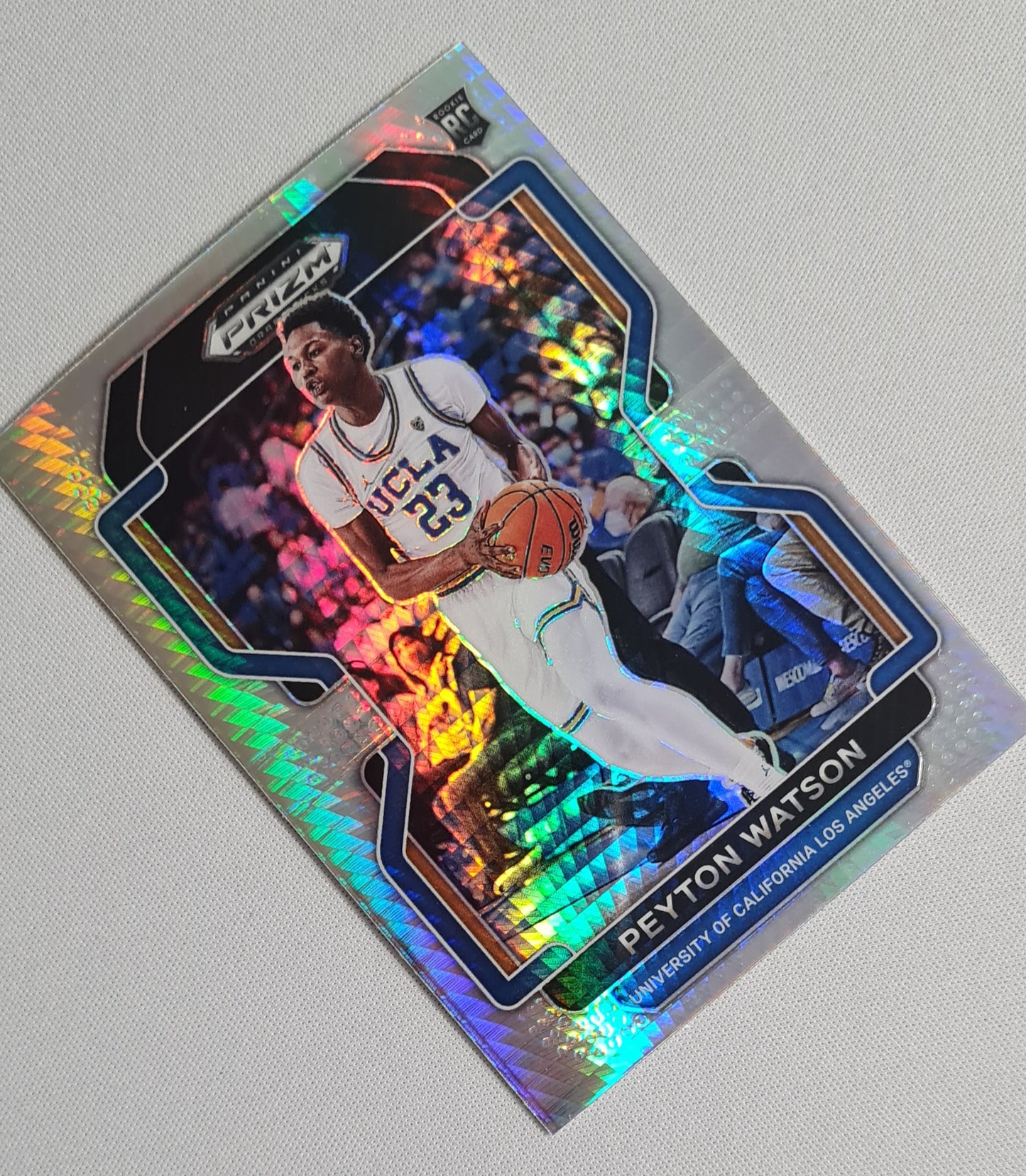 Peyton Watson - 2022 Panini Prizm Draft Picks Hyper Prizm #27 UCLA Bruins