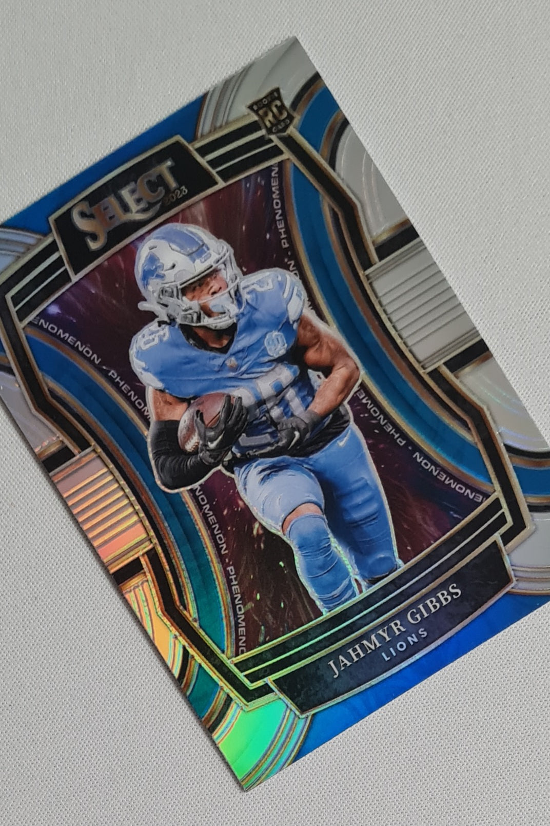 Jahmyr Gibbs - 2023 Panini Select Phenomenon Silver Prizm #PH-JGI Detroit Lions