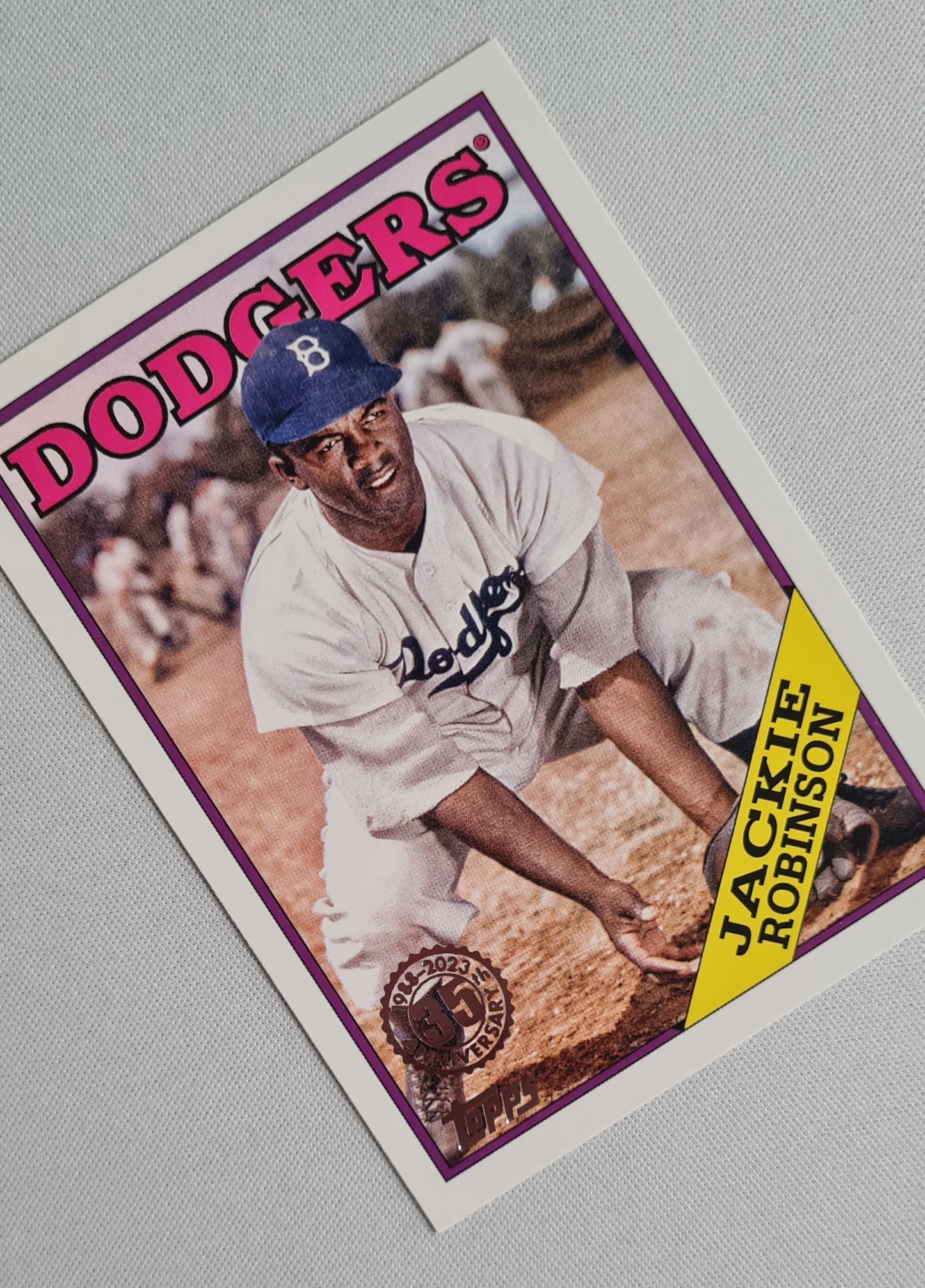 Jackie Robinson - 2023 Topps Series 1 1988 Topps 35th Anniversary #T88-44 Brooklyn Dodgers
