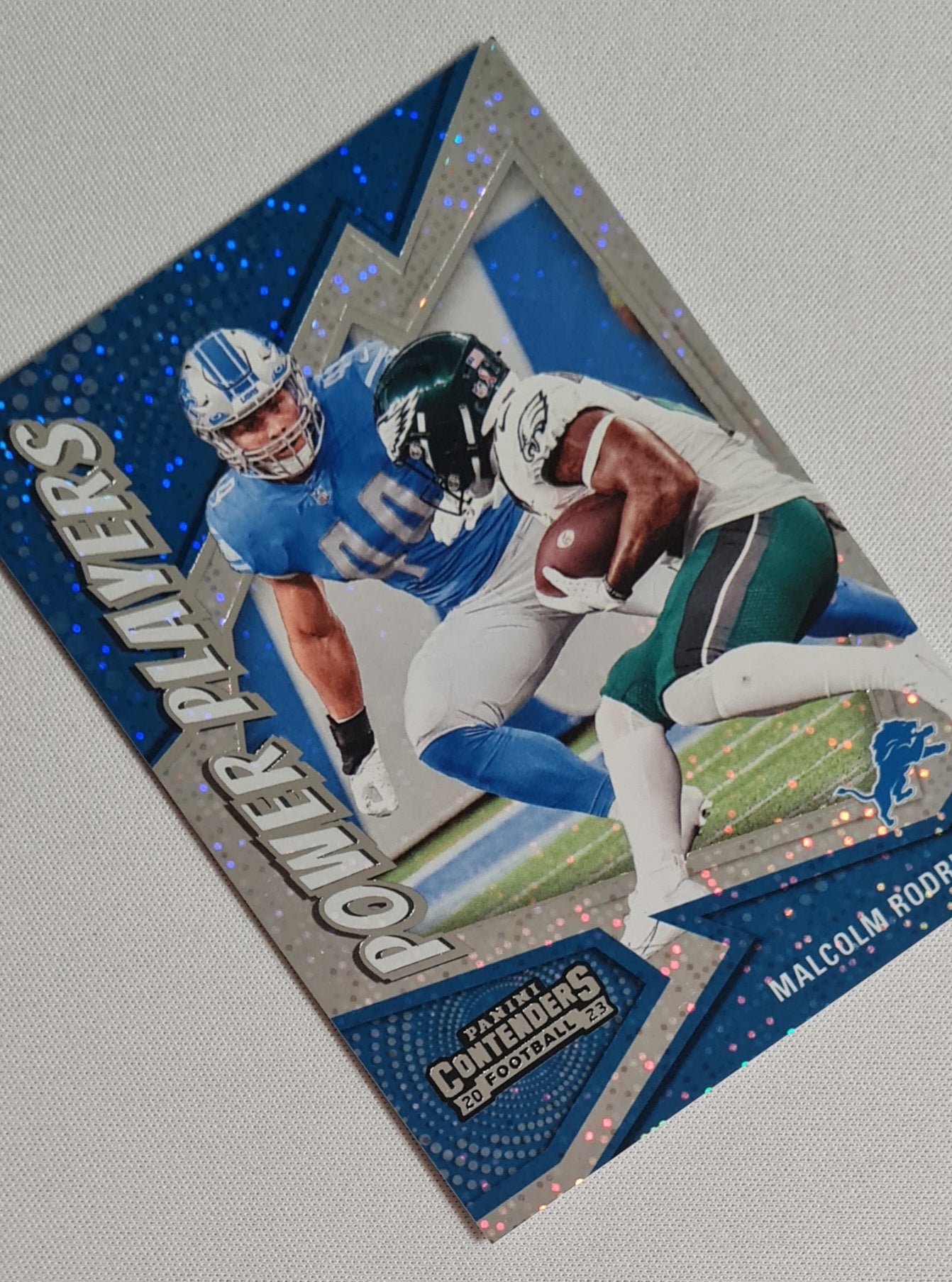 Malcolm Rodriquez - 2023 Panini Contenders Football #15 Power Players - Detroit Lions