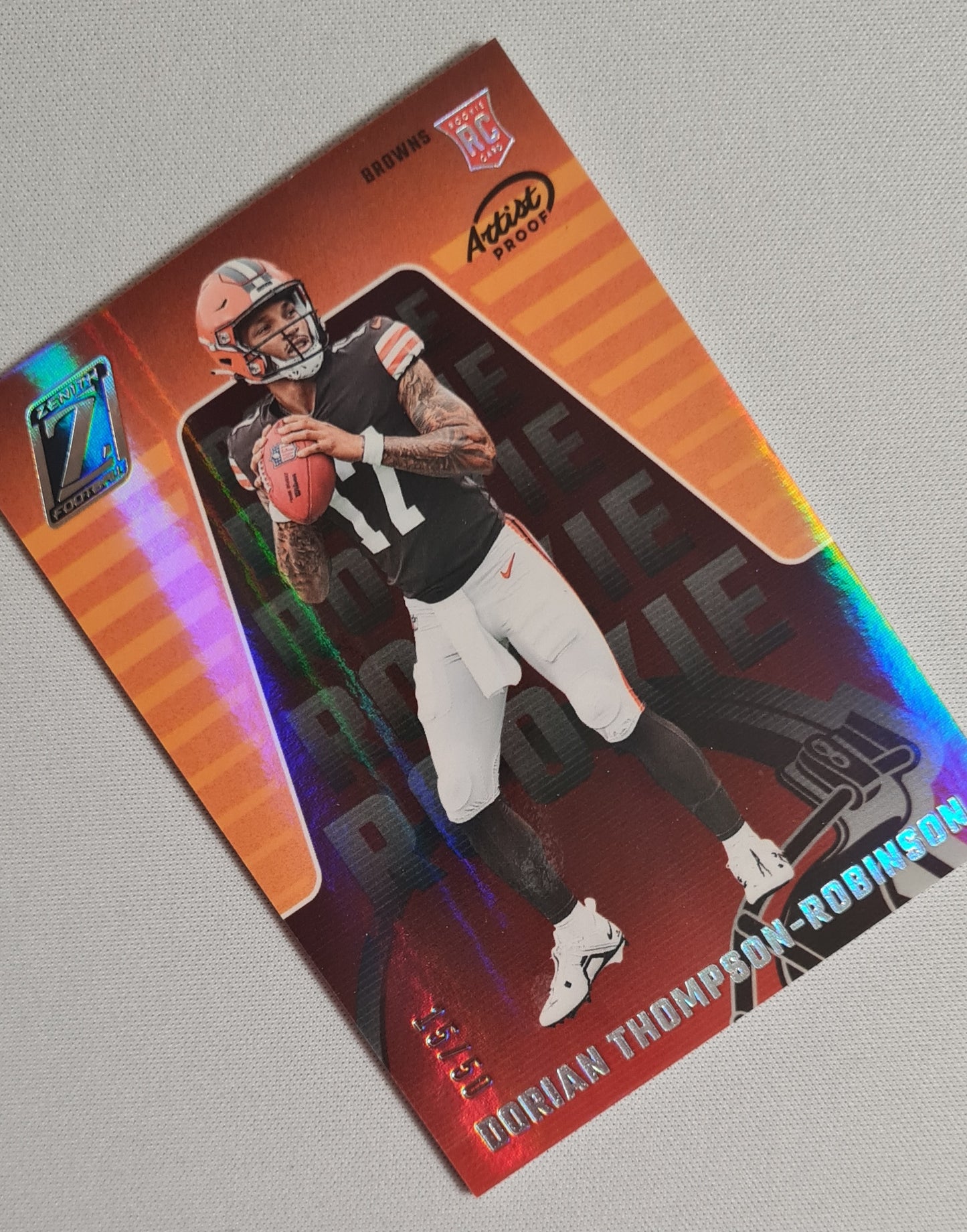 Dorian Thompson-Robinson - 2023 Panini Zenith Football #136 Rookie NFL Browns /50
