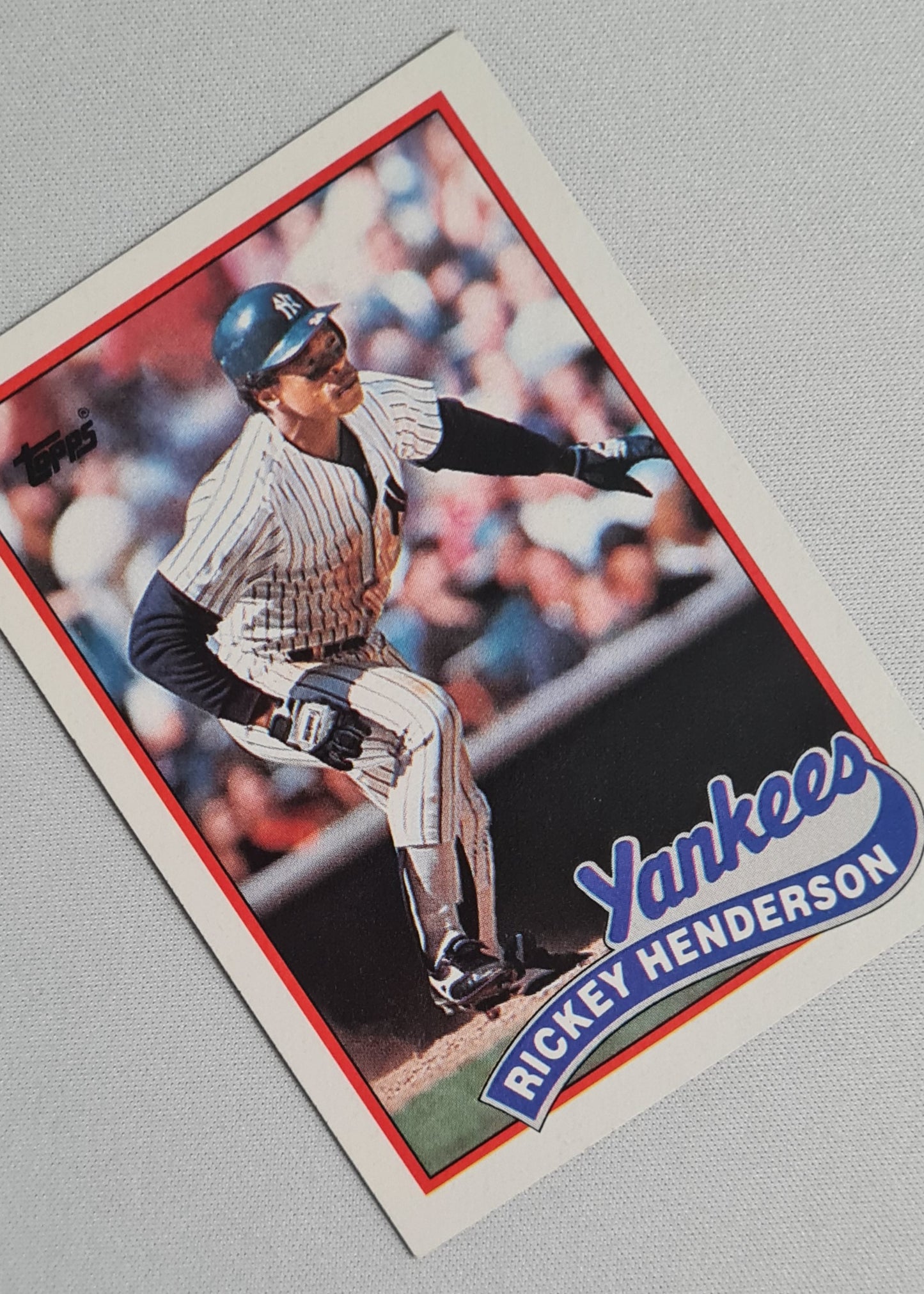 Rickey Henderson - 1989 Topps #380 MLB NY Yankees