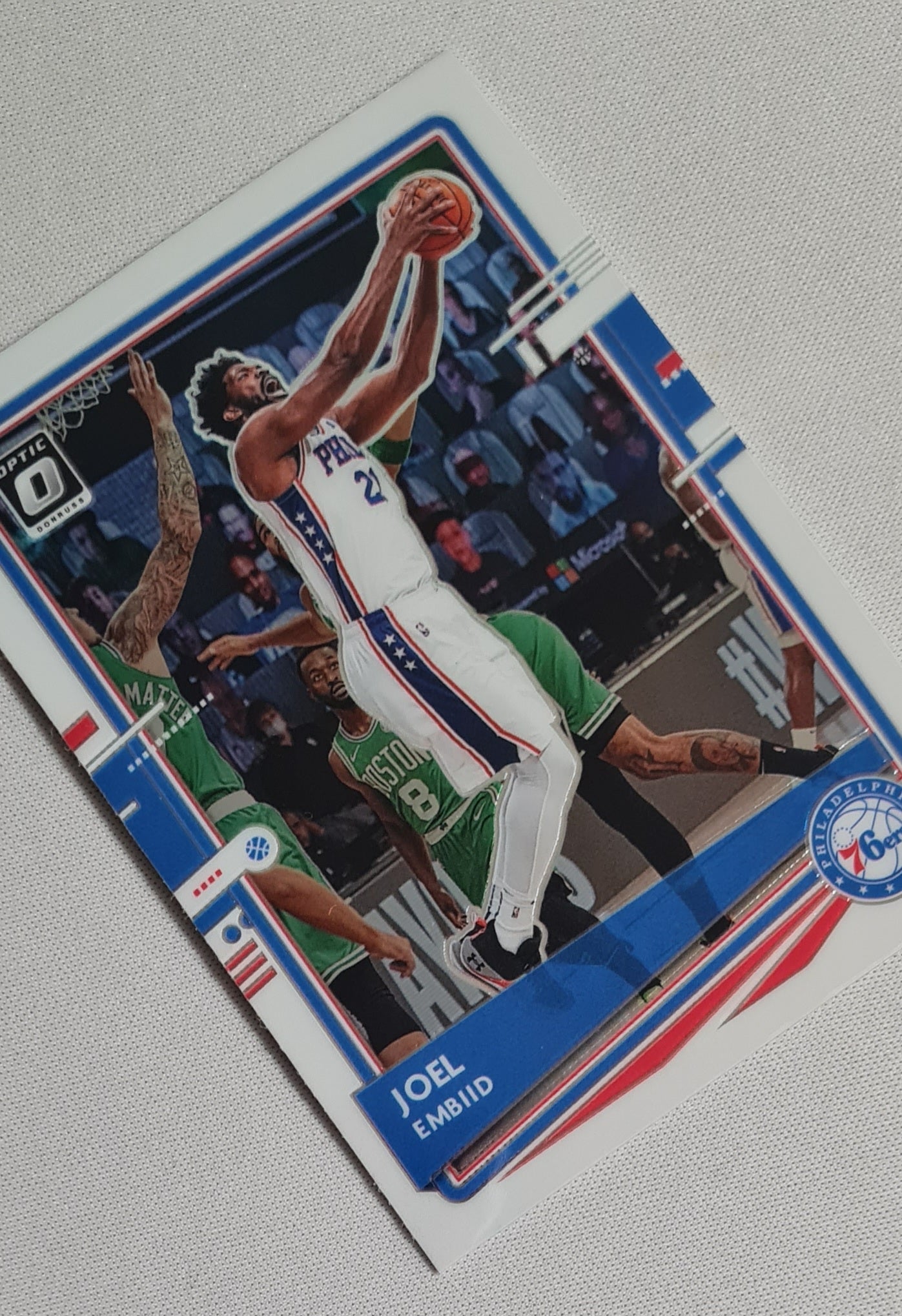 Joel Embiid - 2020/21 Panini Donruss Optic Basketball #20 NBA Philadelphia 76ers