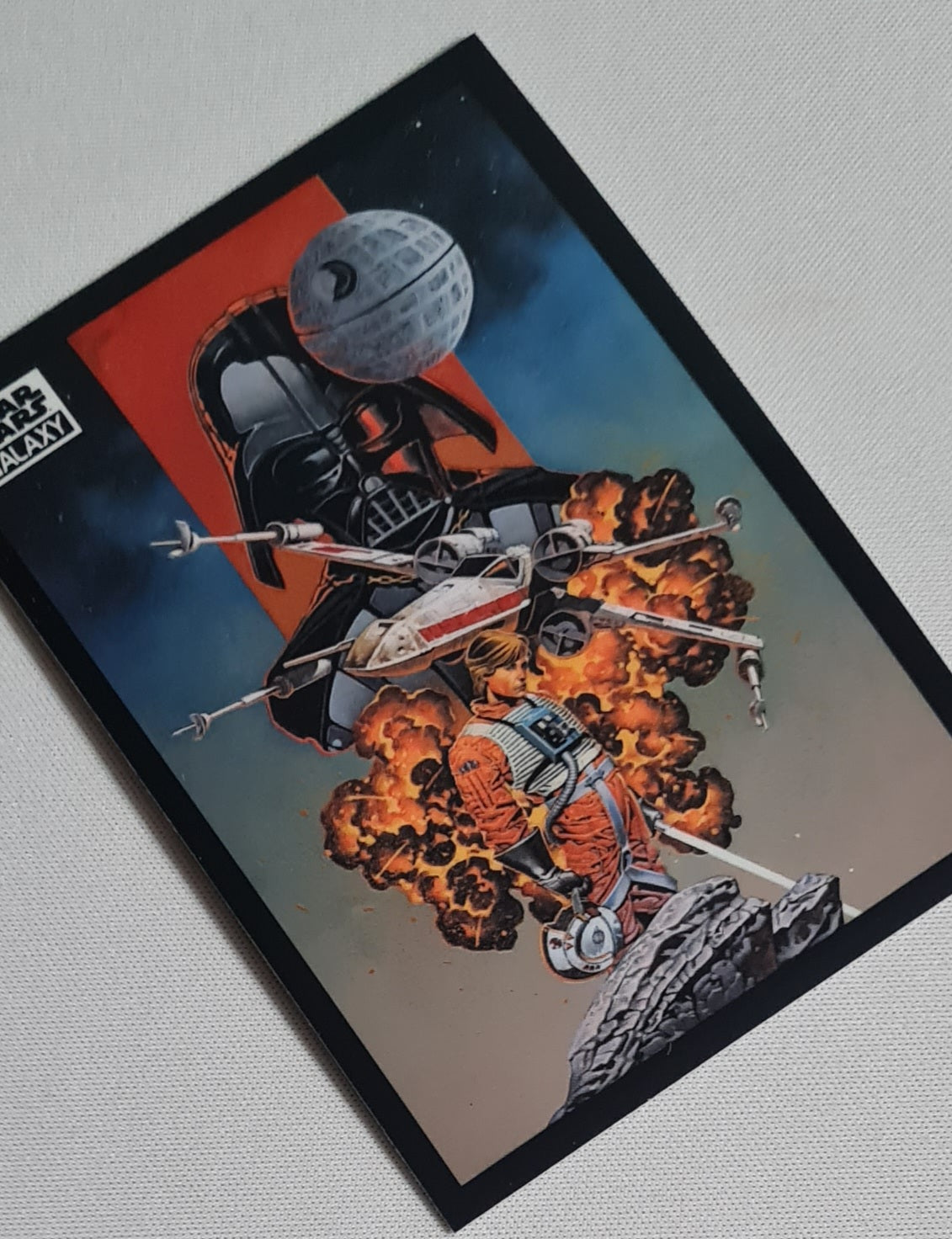 The Shadow of the Dark Lord - Topps Star Wars Galaxy #52