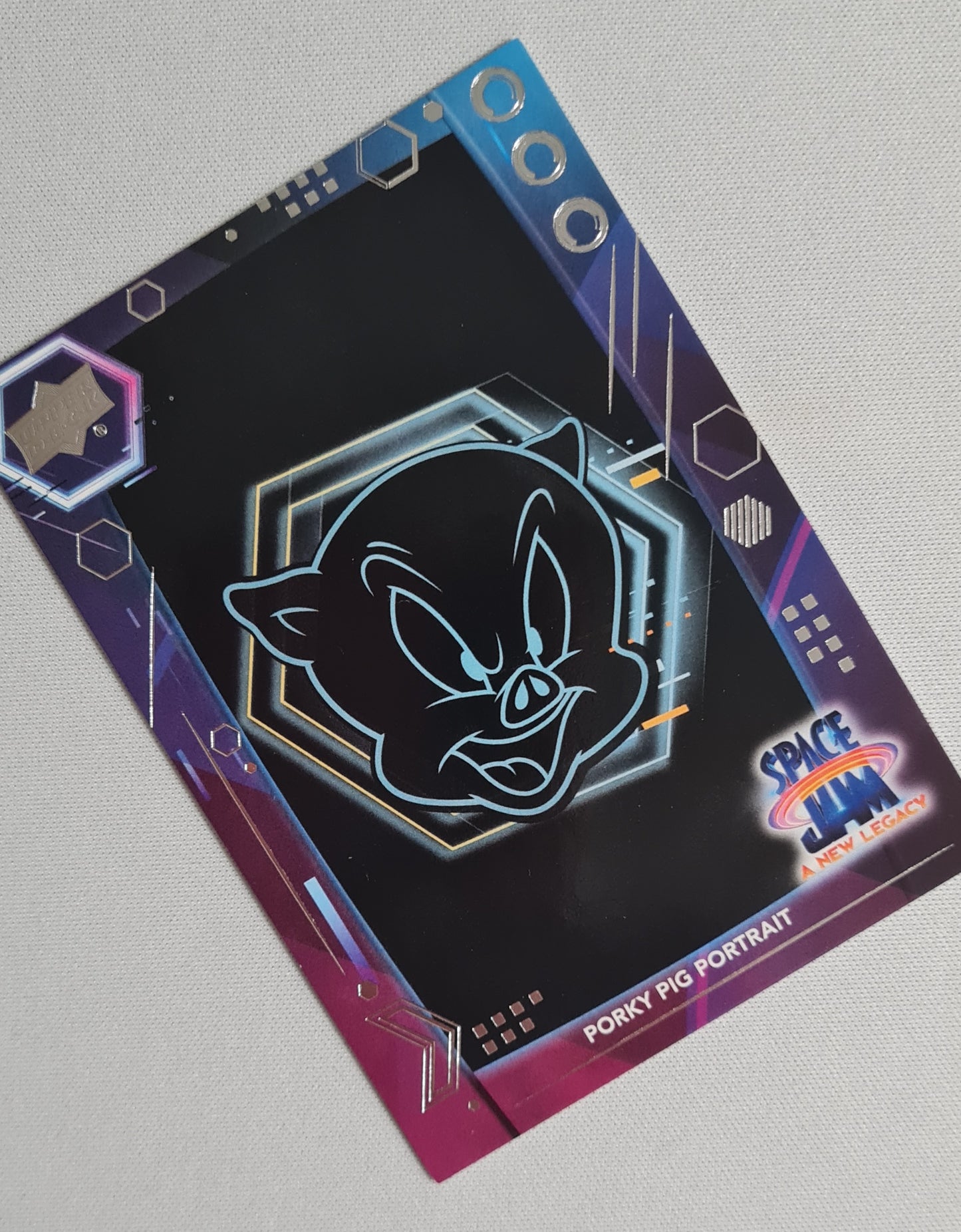Porky Pig Portrait - 2022 Upper Deck Space Jam - a new Legacy #38