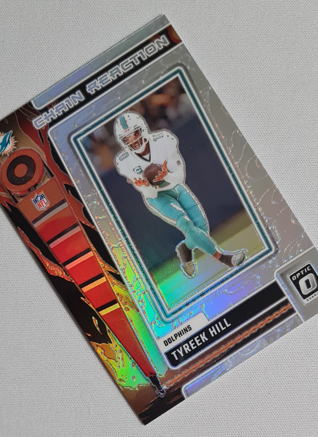 Tyreek Hill - 2023 Panini Donruss Optic Chain Reaction #CR-TH Miami Dolphins