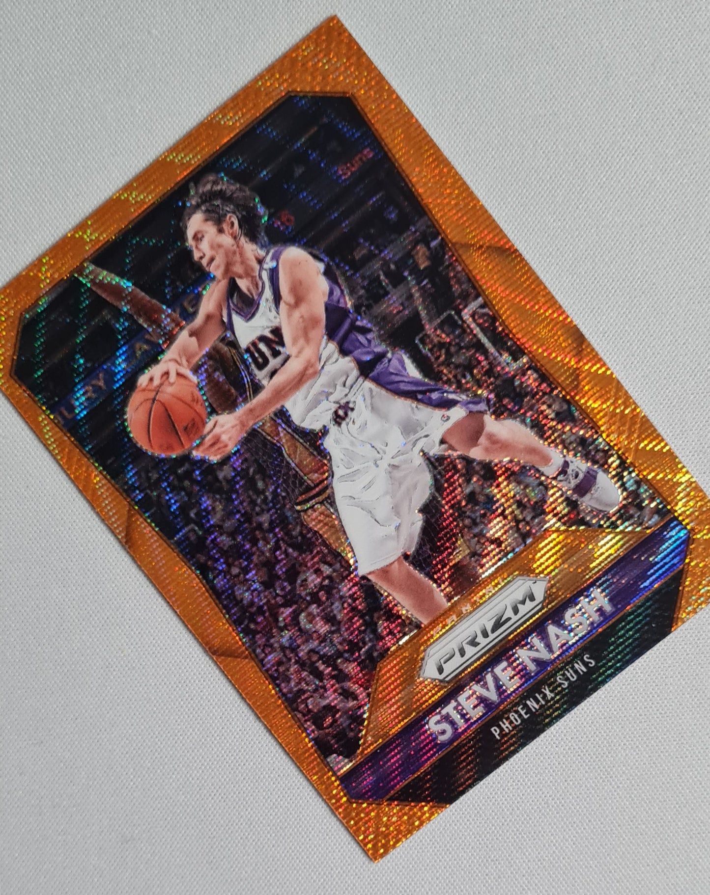Steve Nash - 2015/16 Panini Prizm Basketball #246 NBA Phoenix Suns Orange Wave Prizm