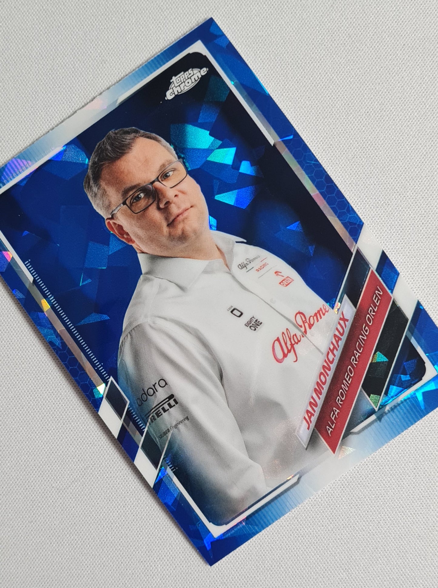Jan Monchaux - 2021 Topps Chrome Alfa Romeo Sapphire #95