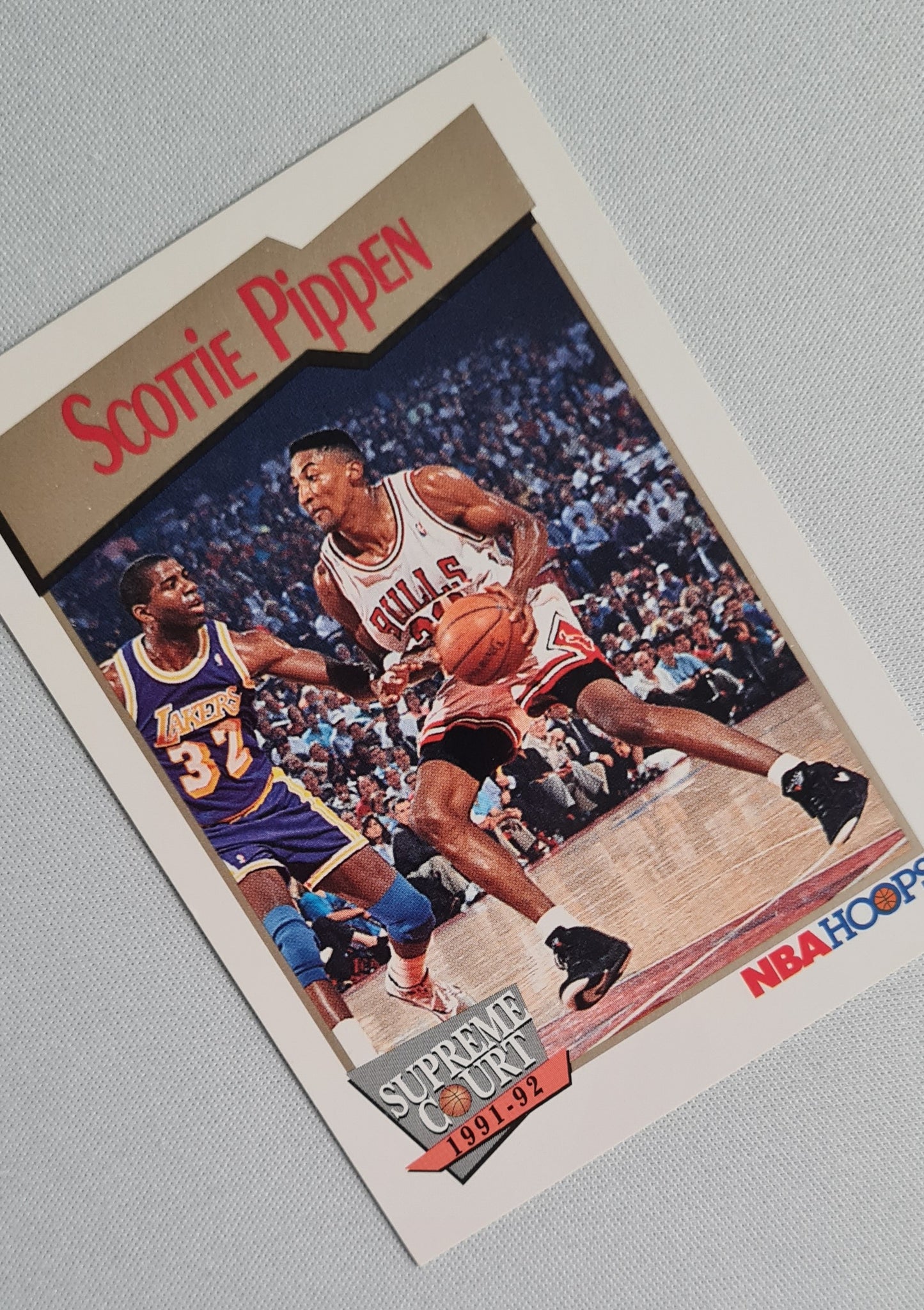 Scottie Pippen - 1991 NBA Hoops "Supreme Court 1991-92" NBA Bulls #456