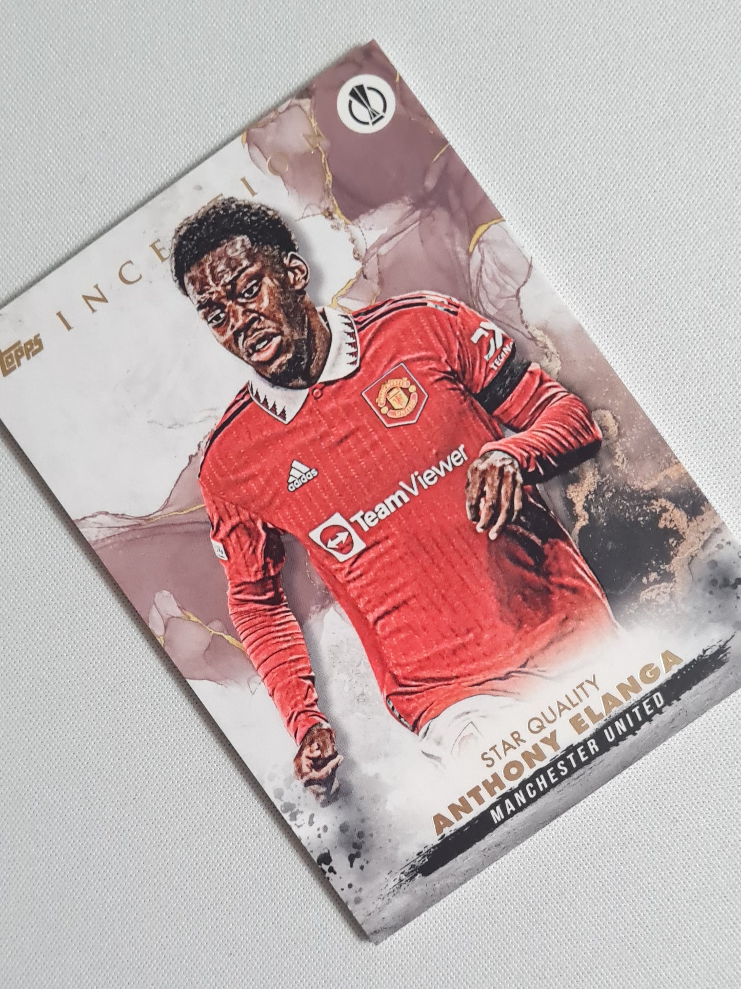 Anthony Elanga - 1997 Topps Inception - Manchester United Football Clun Limted (EL)