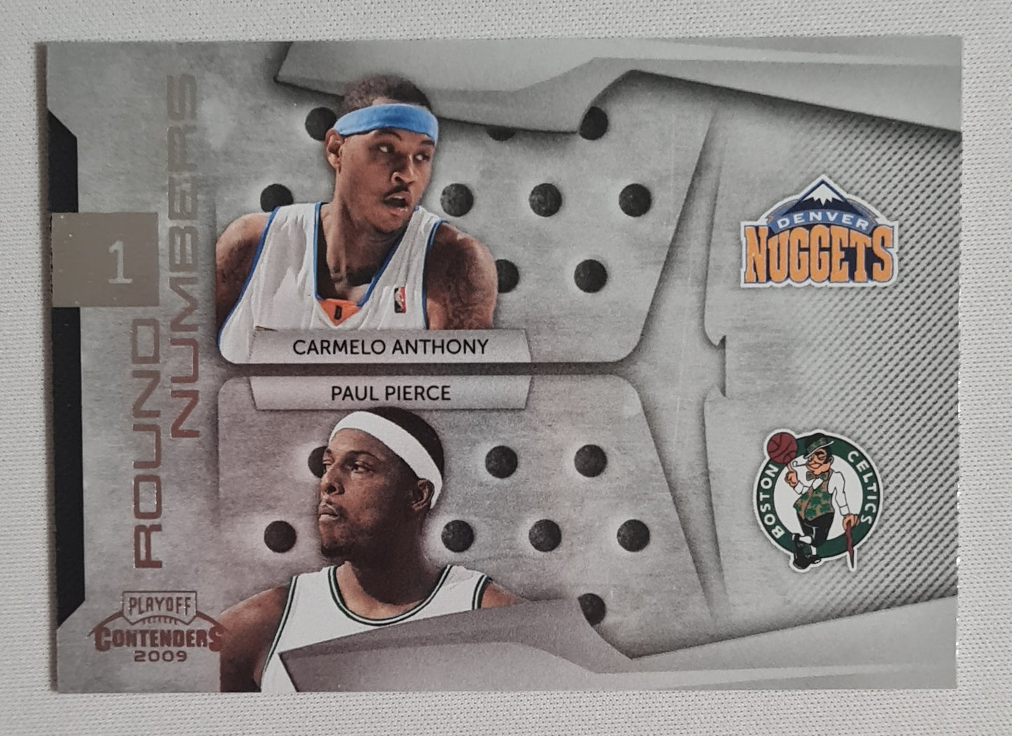 Carmelo Anthony & Paul Pierce - 2009/10 Panini #6 Round 1 Numbers