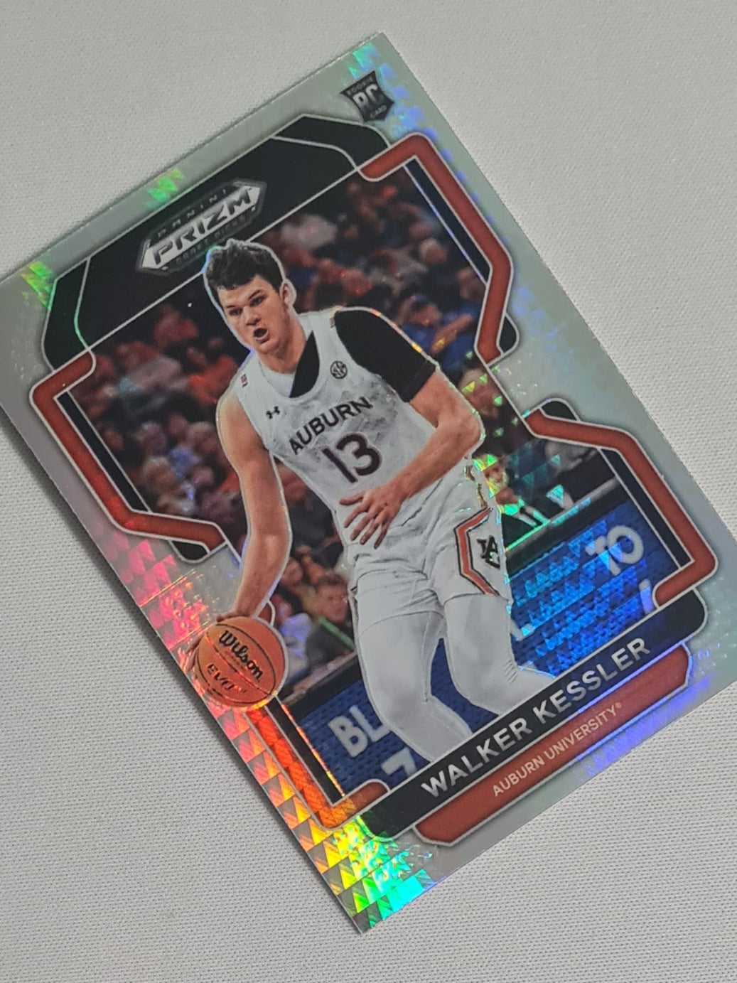 Walker Kessler - 2022 Panini Silver Prizm Draft Picks Auburn University #83 (RC)