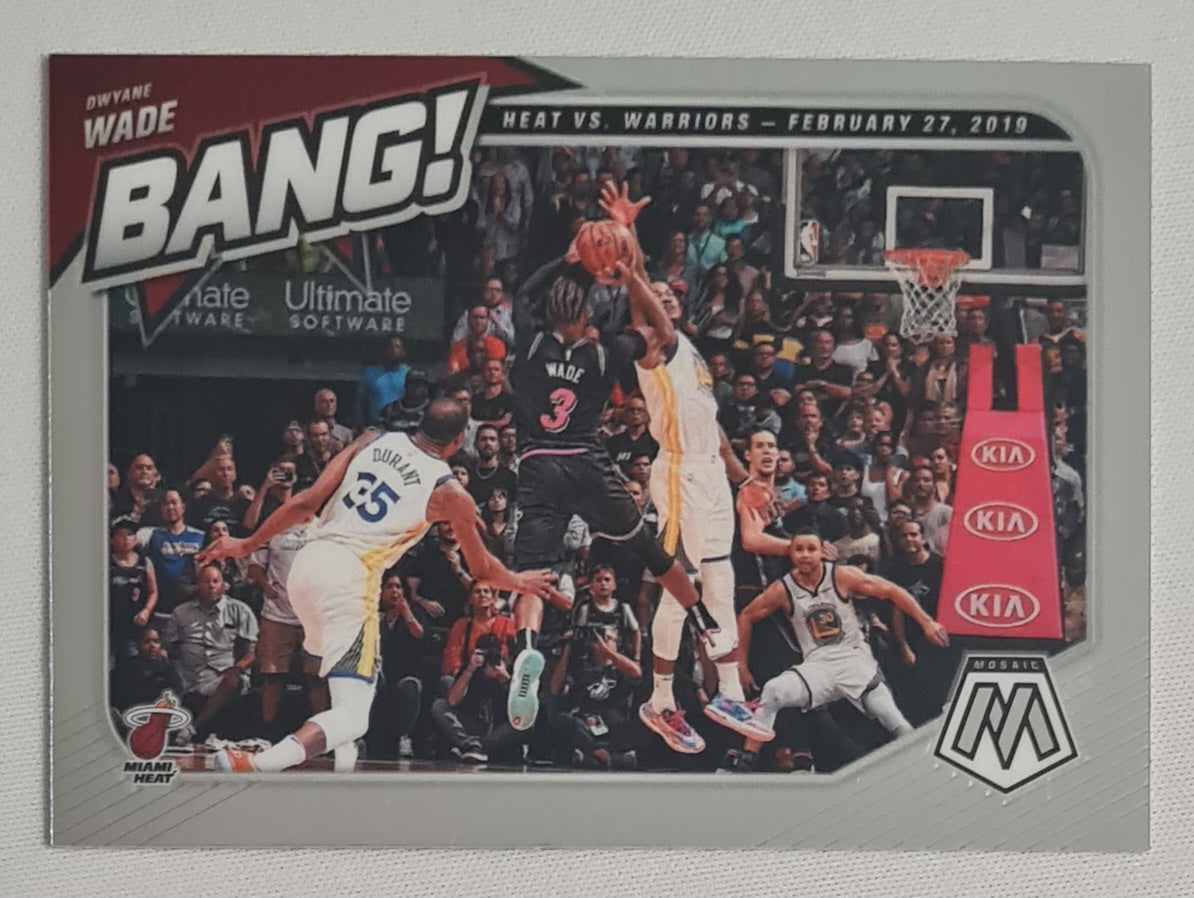 Dwyane Wade - 2020 Panini Mosaic BANG Miami Heat #12