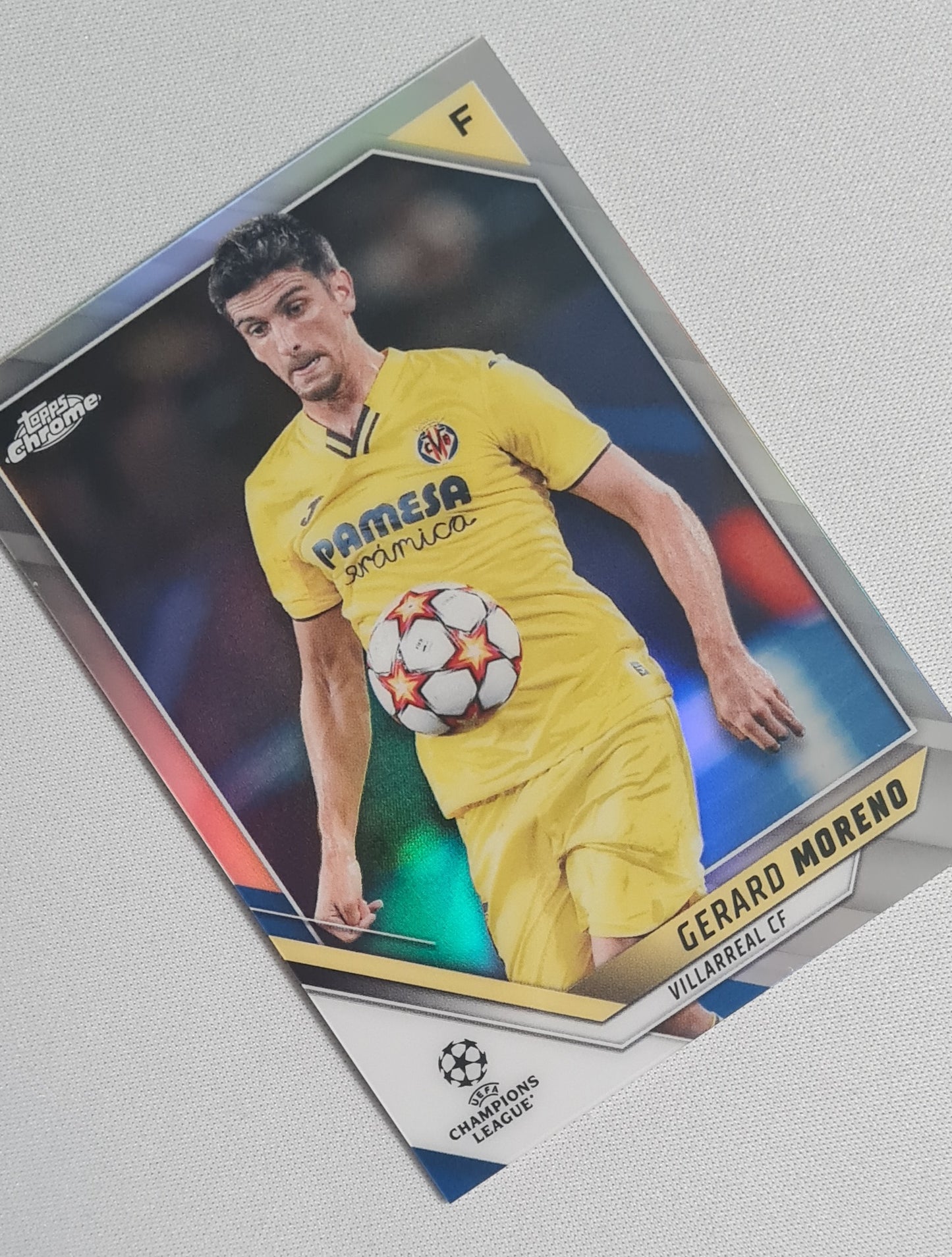 Gerard Moreno - 2022 Topps Chrome (CL) Villarreal CF #23 Refractor