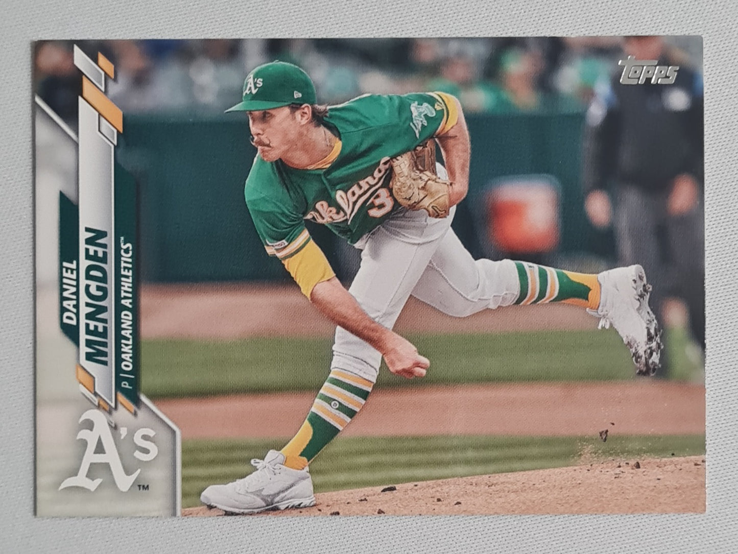 Daniel Mengden - 2020 Topps MLB Baseball Oakland Athletics #261 Pitcher