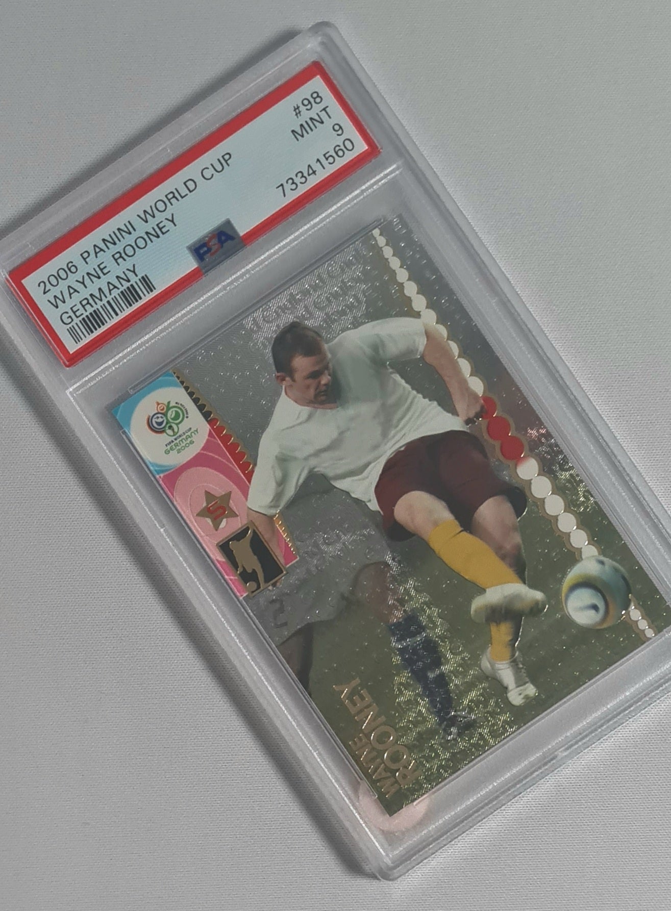 Wayne Rooney - 2006 Panini World Cup Germany #98 PSA 9 MINT
