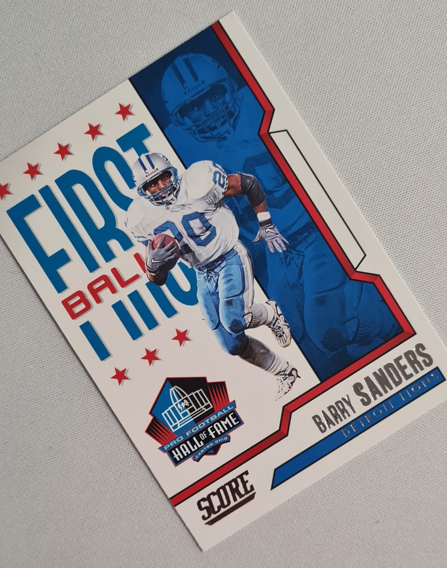 Barry Sanders - 2023 Panini Score First Ballot #9 Detroit Lions