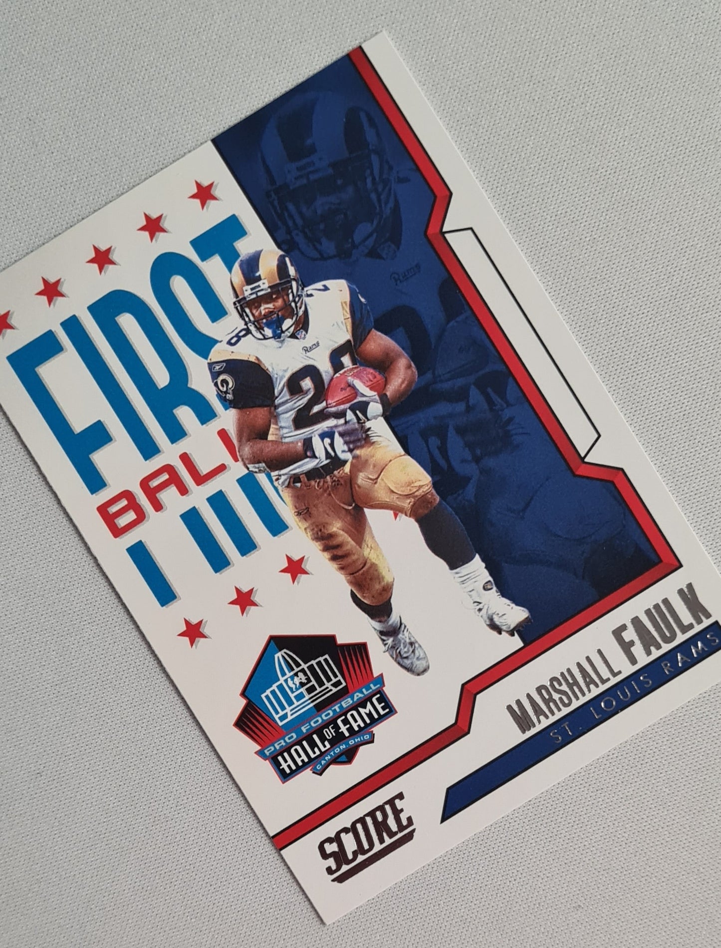 Marshall Faulk - 2023 Panini Score First Ballot #8 St. Louis Rams