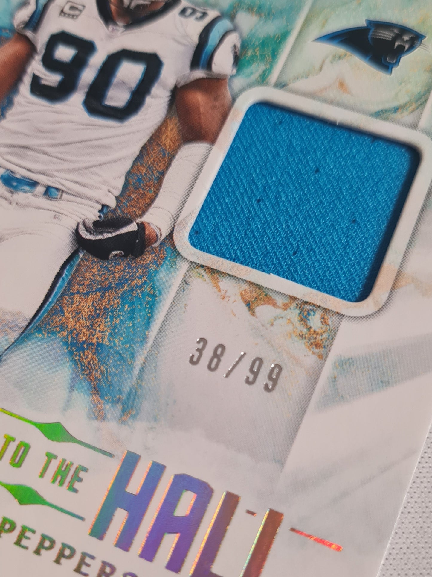 Julius Peppers - 2024 Panini Origins Football "Rise to the Hall" - NFL Panthers #RTH-JPE /Patch /99