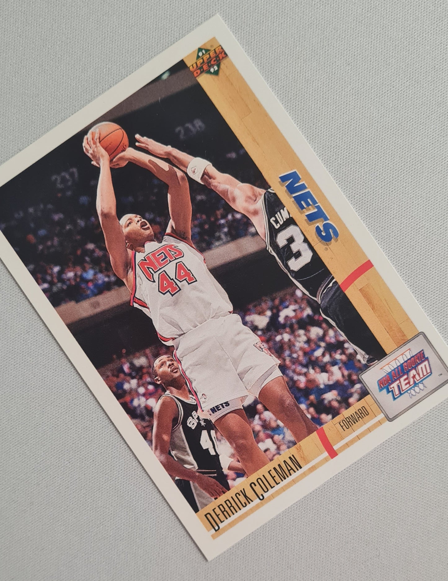Derrick Coleman - 1991 Upper Deck NBA All-Rookie Team #35