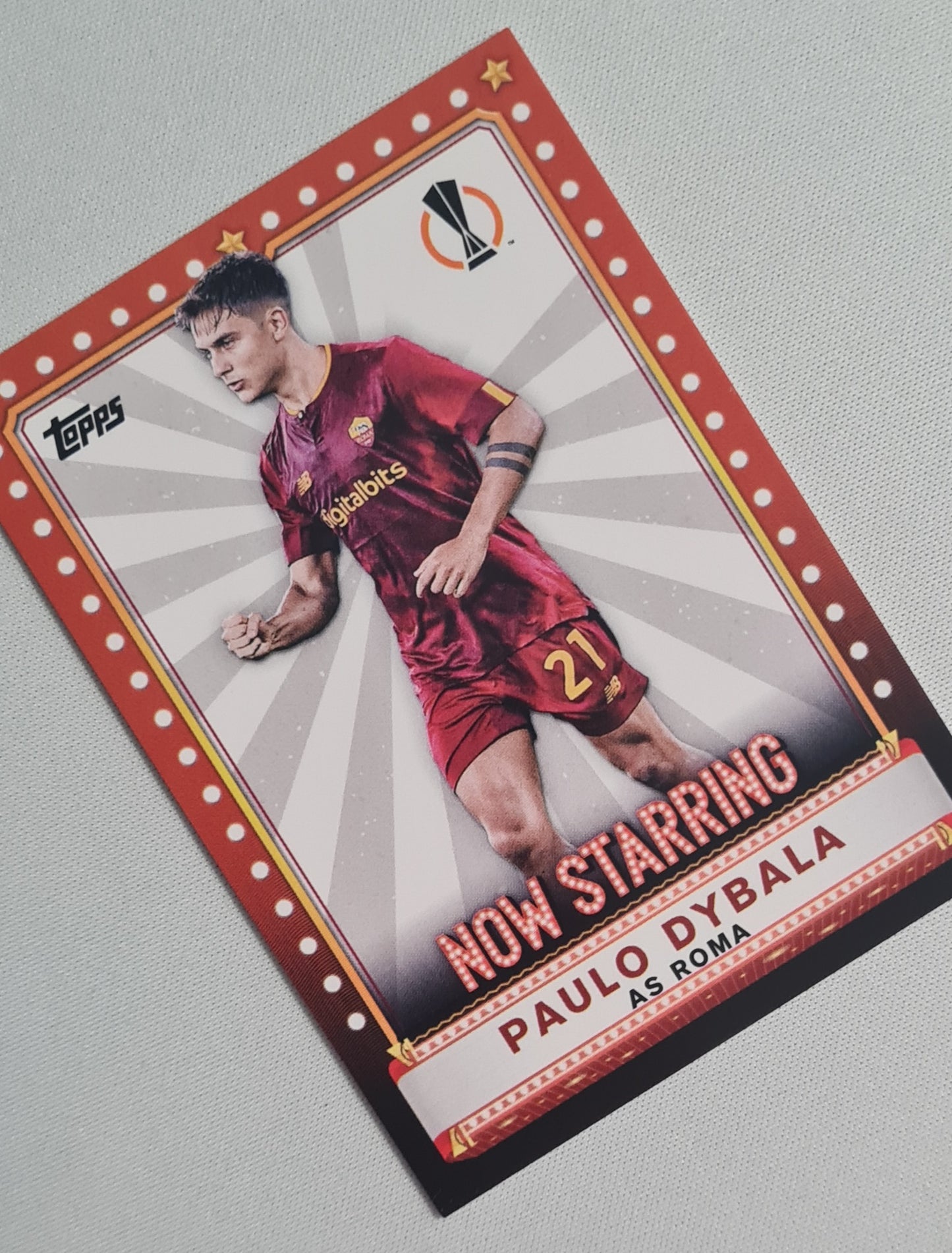 Paulo Dybala - 2023 Topps NOW STARRING (EL) Roma #NS-13
