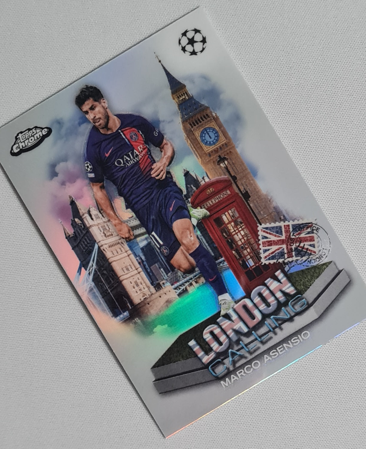 Marco Asensio - 2024 Topps Chrome London Call - PSG (CL) # LC-13