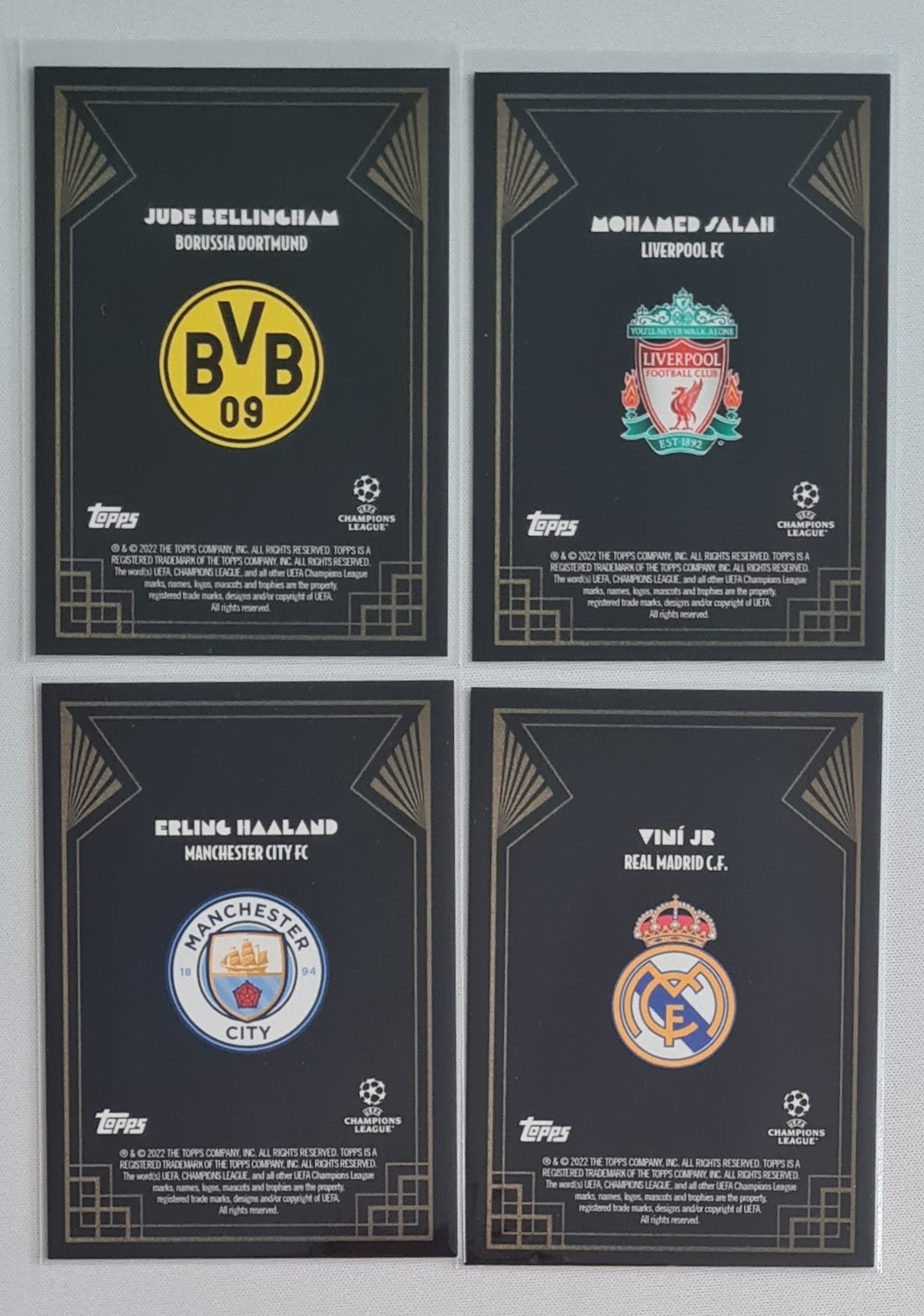 Soccer Deco Lot (9 Cards) - 2022 Topps Deco Golden Great