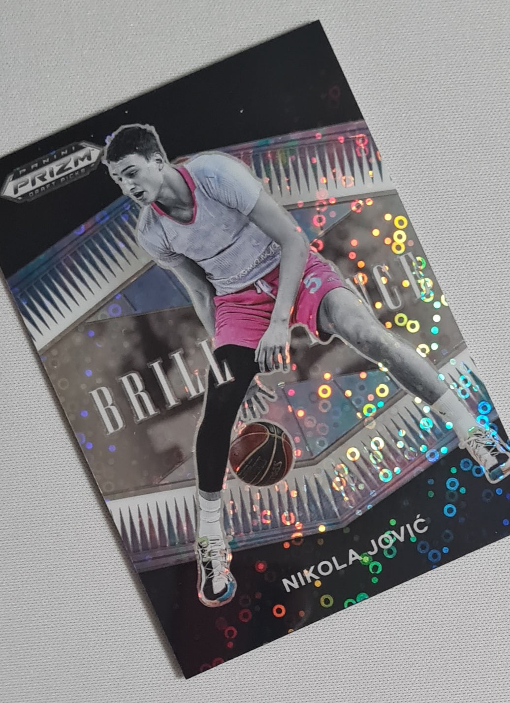 Nikola Jovic - 2022 Panini Prizm Draft Picks- Brilliance #BR-NJ Circle Prizm