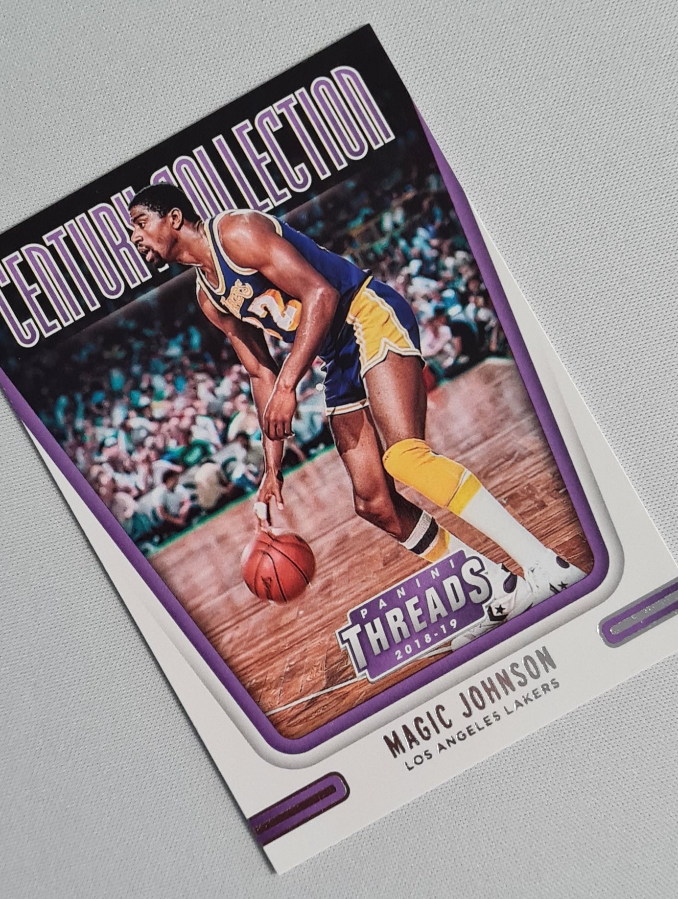 Magic Johnson - 2018/19 Panini Threads Basketball - Century Collection - NBA L.A. Lakers #3
