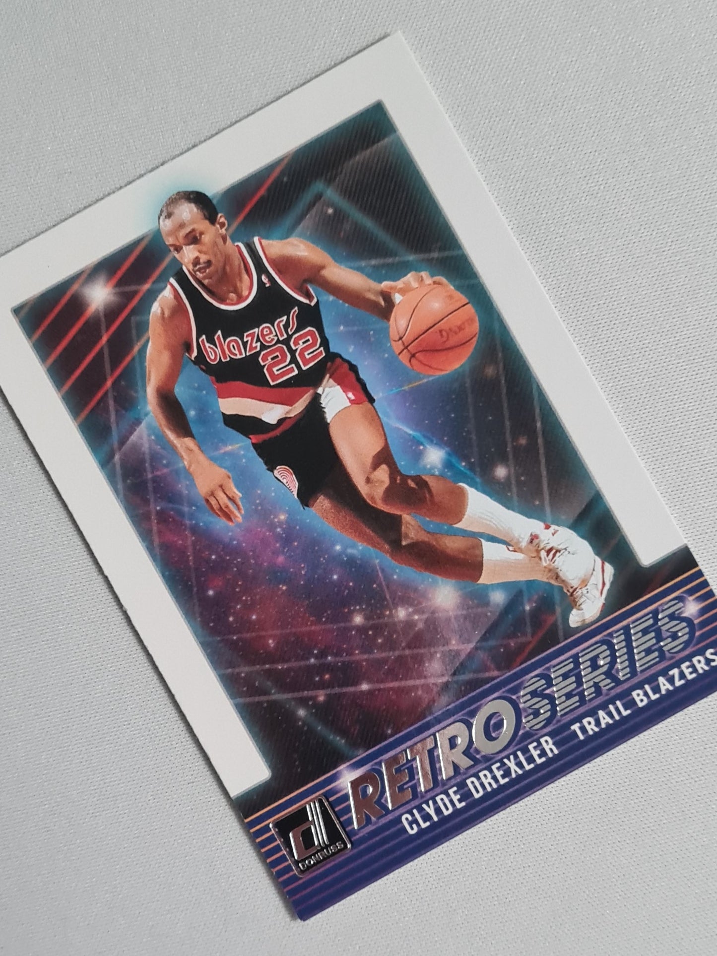 Clyde Drexler - 2021/22 Panini Donruss Basketball RetroSeries Portland Trail Blazer #30